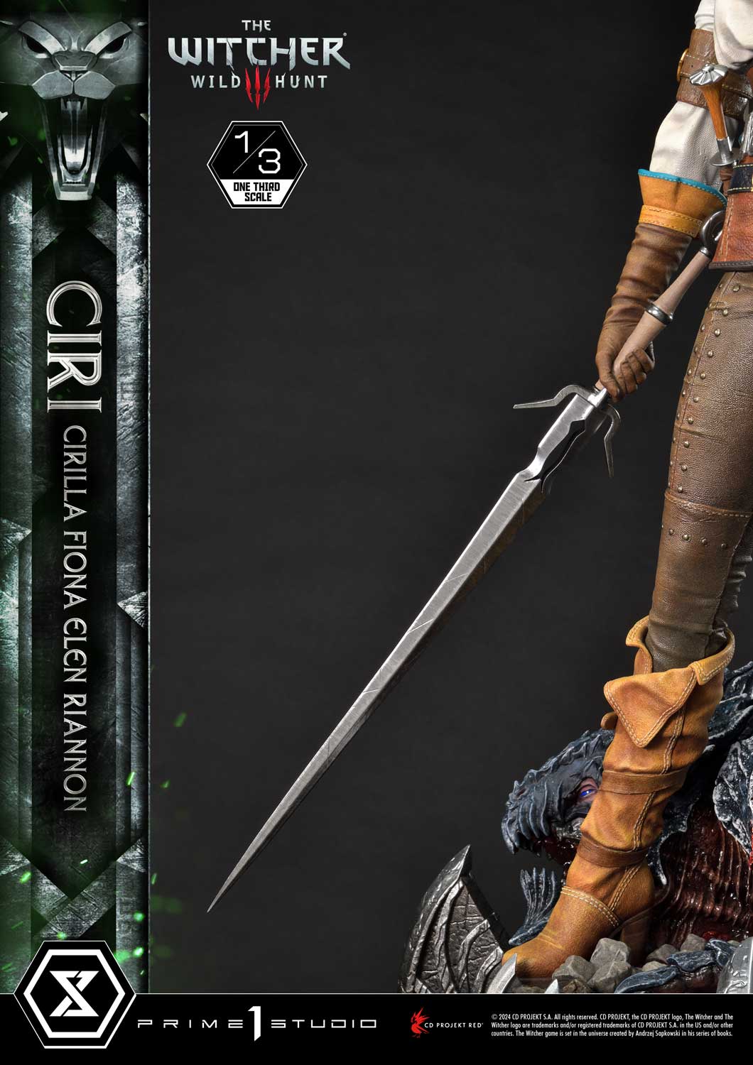 Museum Masterline Ciri collectible scale model made of plastics by Tokyo Figure