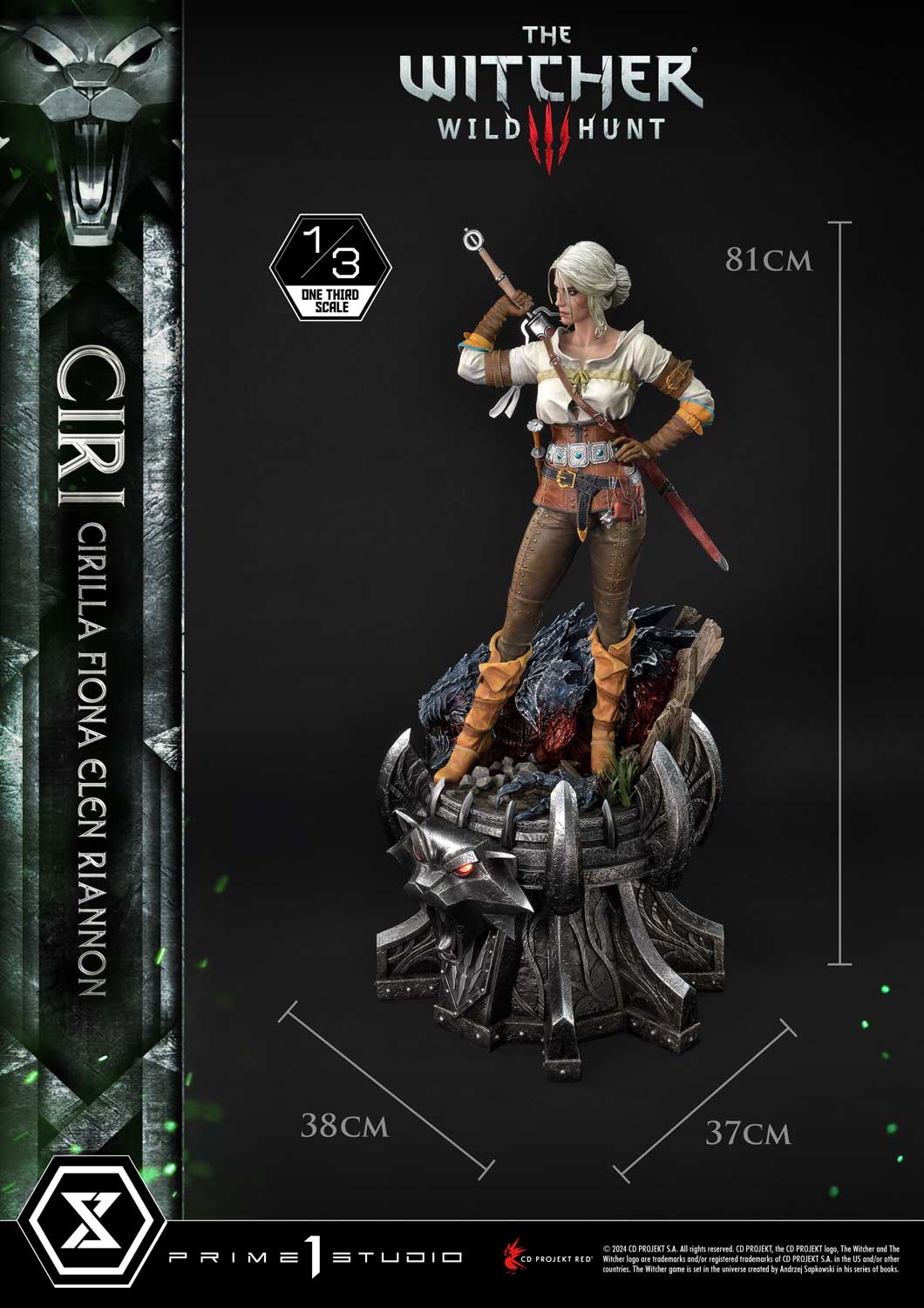 Museum Masterline Ciri collectible scale model made of plastics by Tokyo Figure