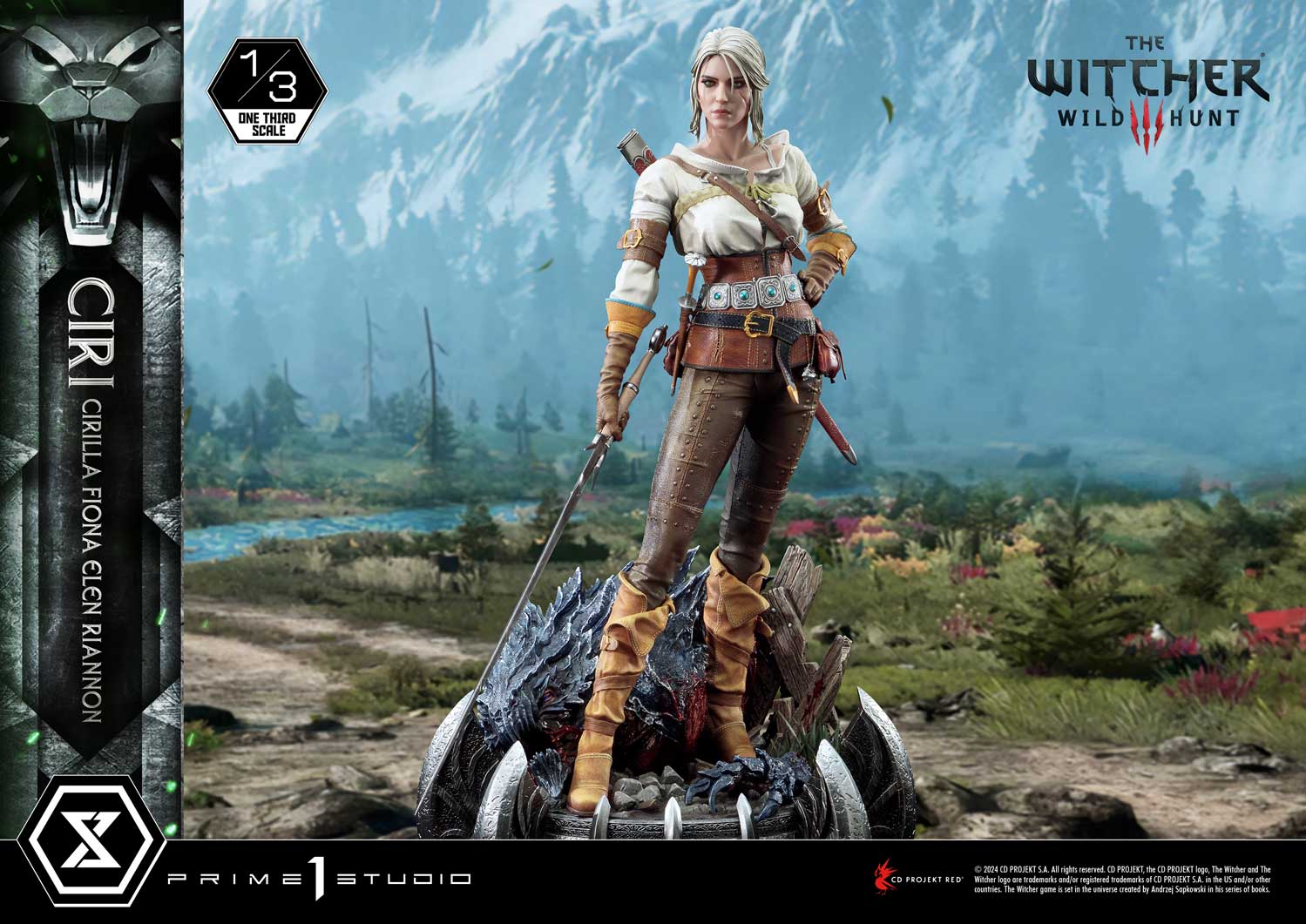 Museum Masterline Ciri collectible scale model made of plastics by Tokyo Figure