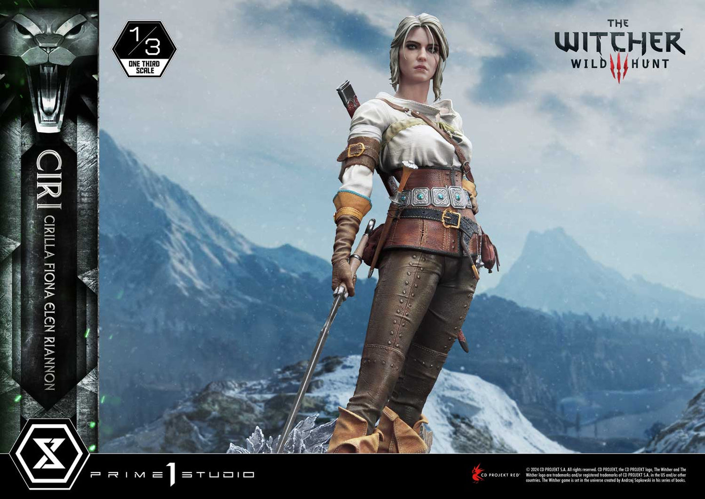 Museum Masterline Ciri collectible scale model made of plastics by Tokyo Figure