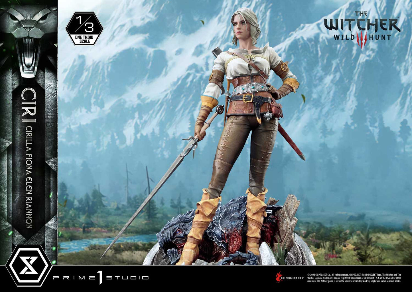 Museum Masterline Ciri collectible scale model made of plastics by Tokyo Figure