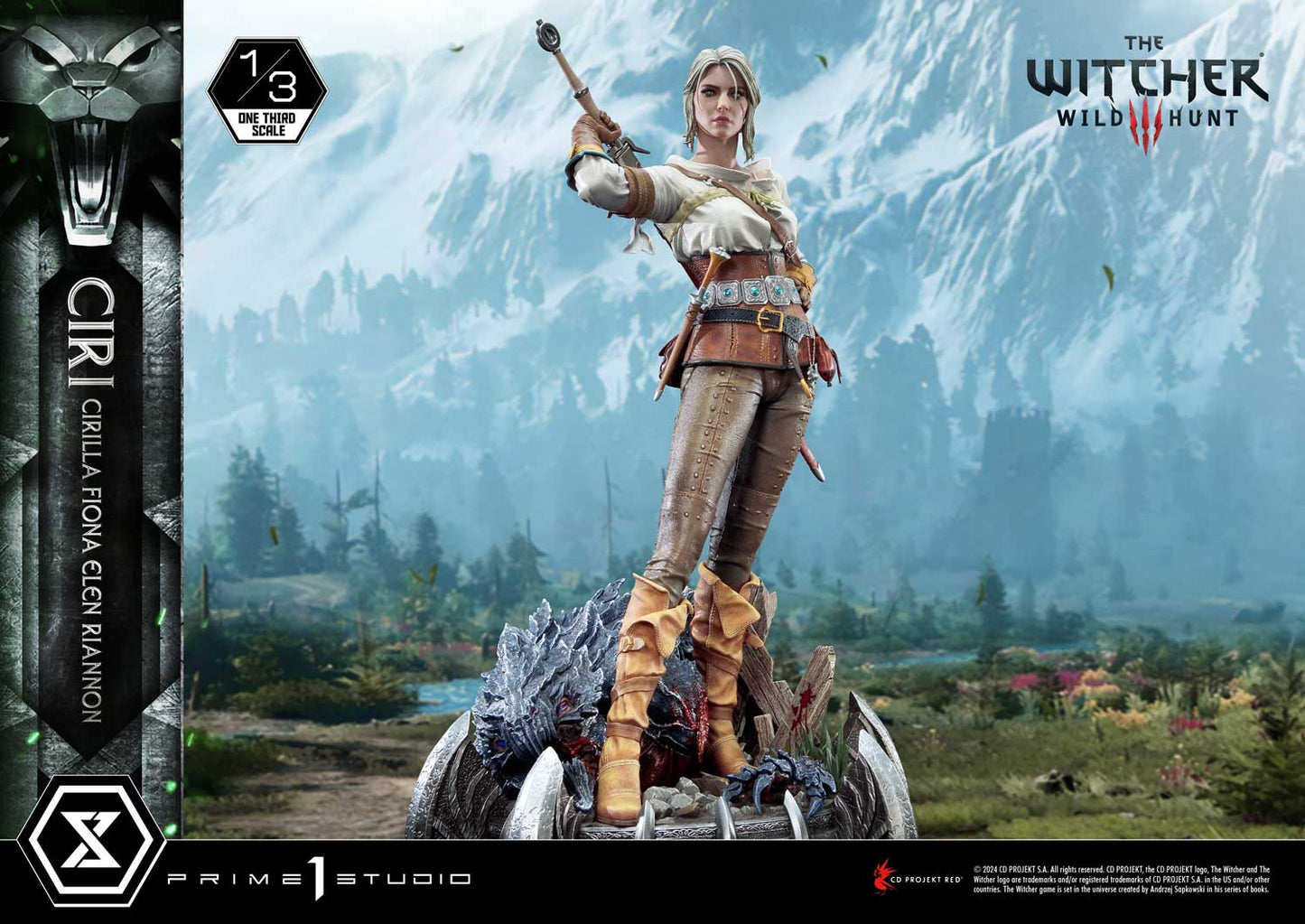 Museum Masterline Ciri collectible scale model made of plastics by Tokyo Figure