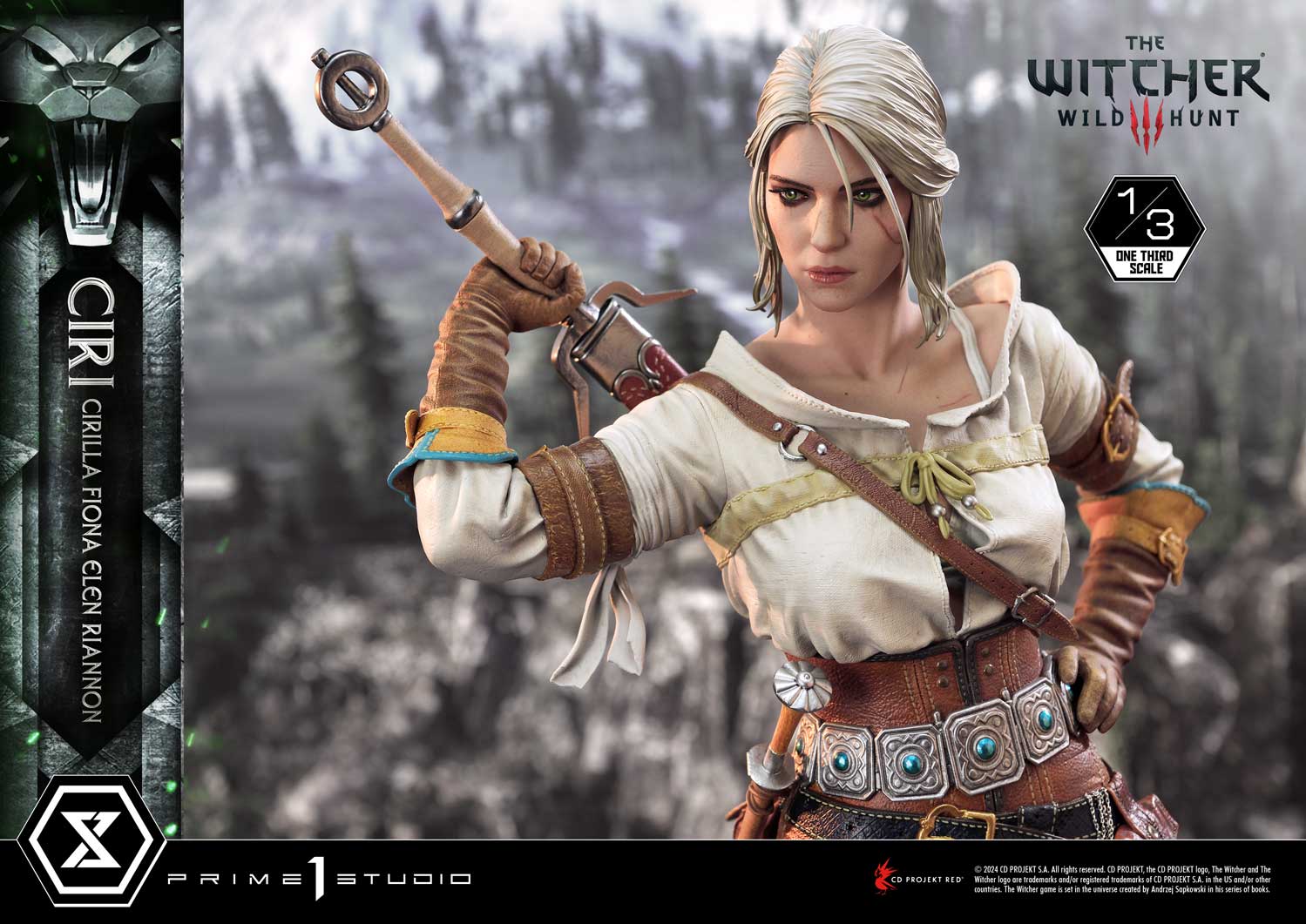 Museum Masterline Ciri collectible scale model made of plastics by Tokyo Figure
