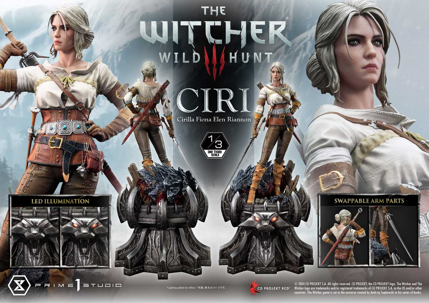 Museum Masterline Ciri collectible scale model made of plastics by Tokyo Figure