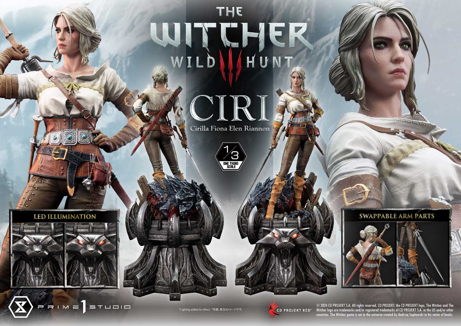 Museum Masterline Ciri collectible scale model made of plastics by Tokyo Figure