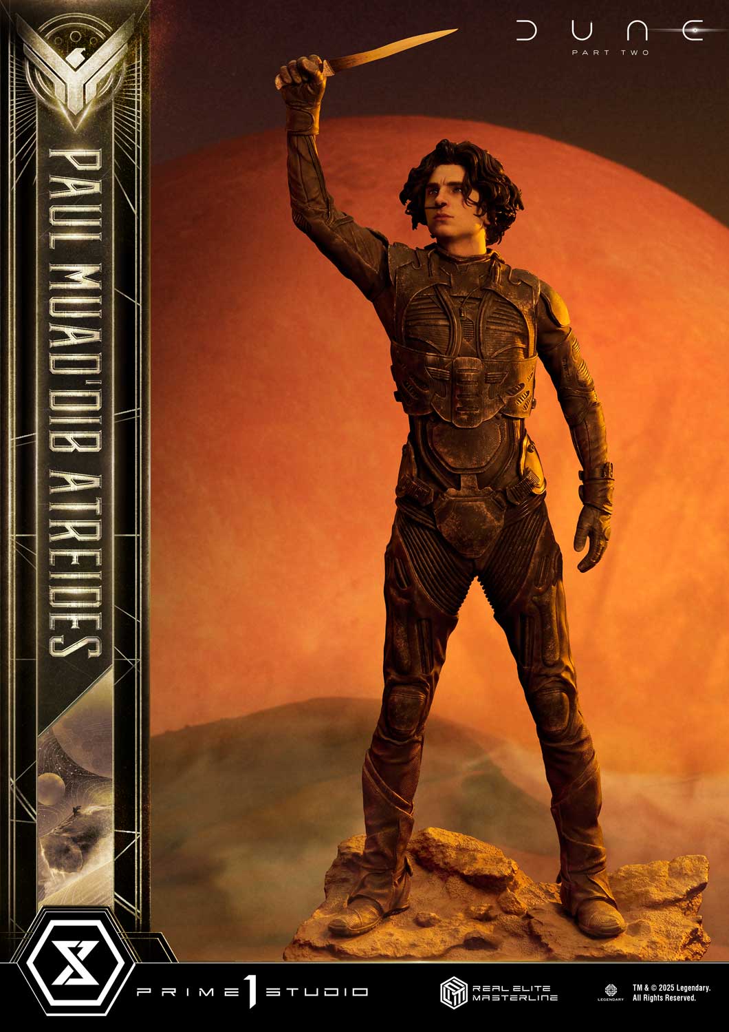 Real Elite Masterline Paul Atreides collectible scale model made of plastics by Tokyo Figure