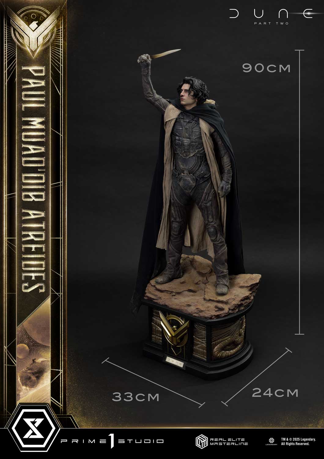 Real Elite Masterline Paul Atreides collectible scale model made of plastics by Tokyo Figure