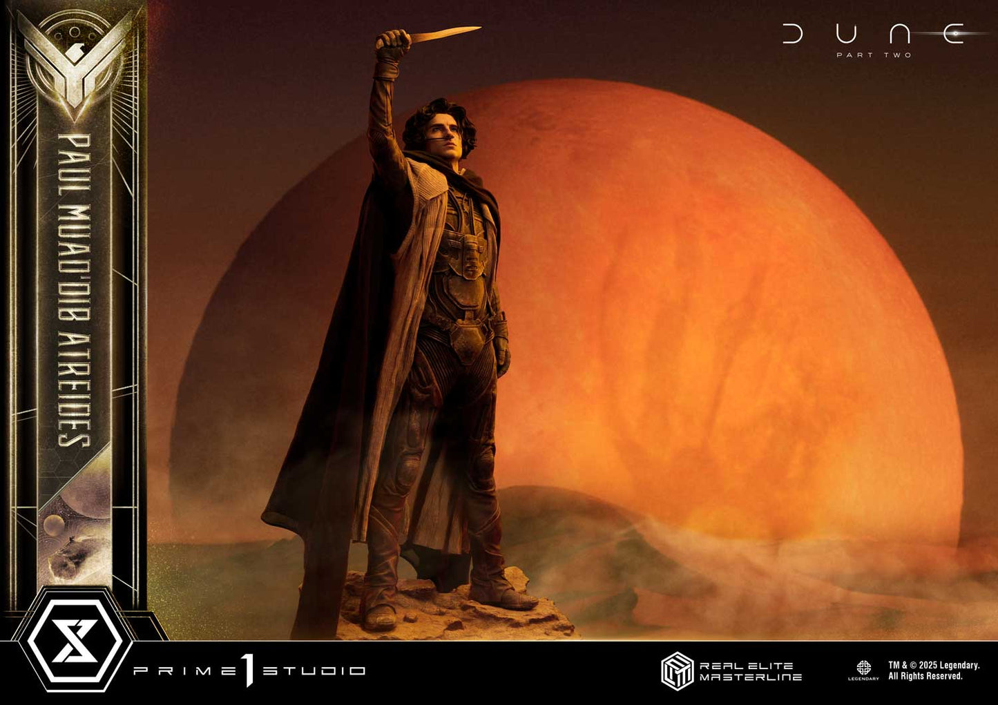 Real Elite Masterline Paul Atreides collectible scale model made of plastics by Tokyo Figure