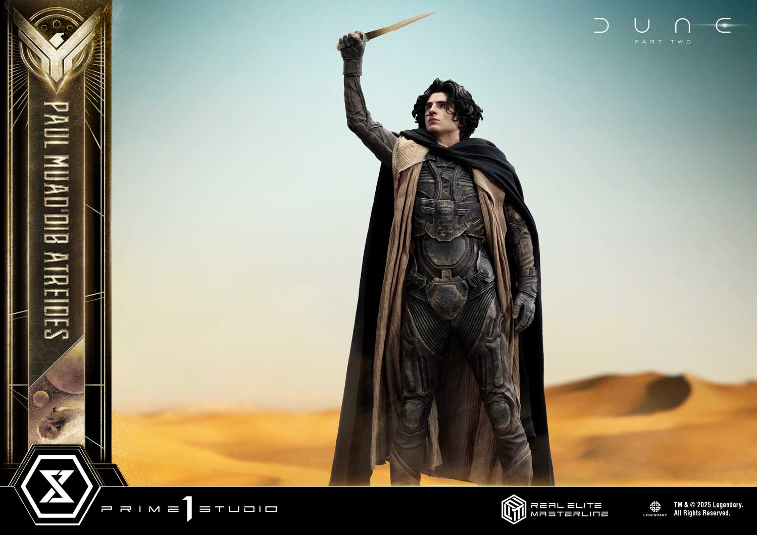 Real Elite Masterline Paul Atreides collectible scale model made of plastics by Tokyo Figure
