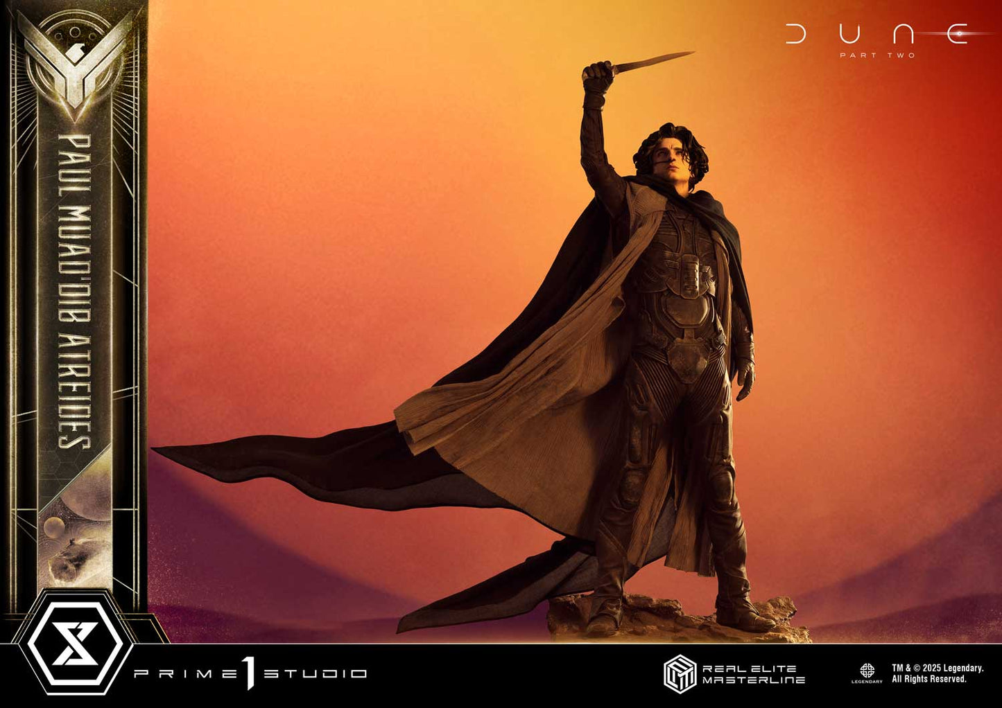Real Elite Masterline Paul Atreides collectible scale model made of plastics by Tokyo Figure