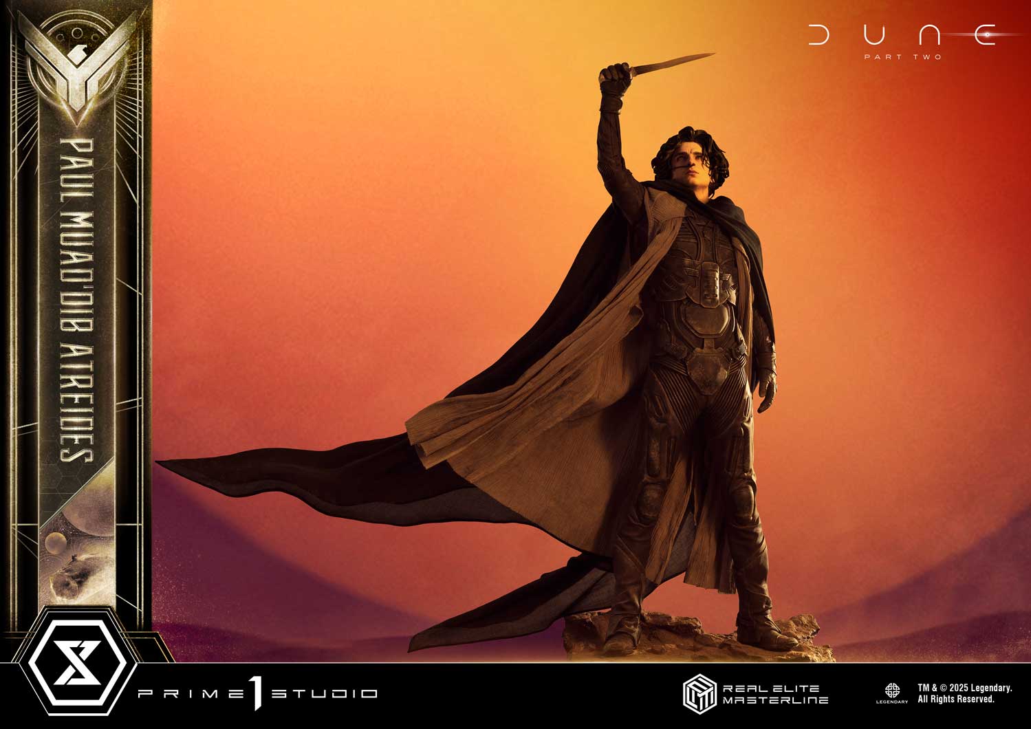 Real Elite Masterline Paul Atreides collectible scale model made of plastics by Tokyo Figure