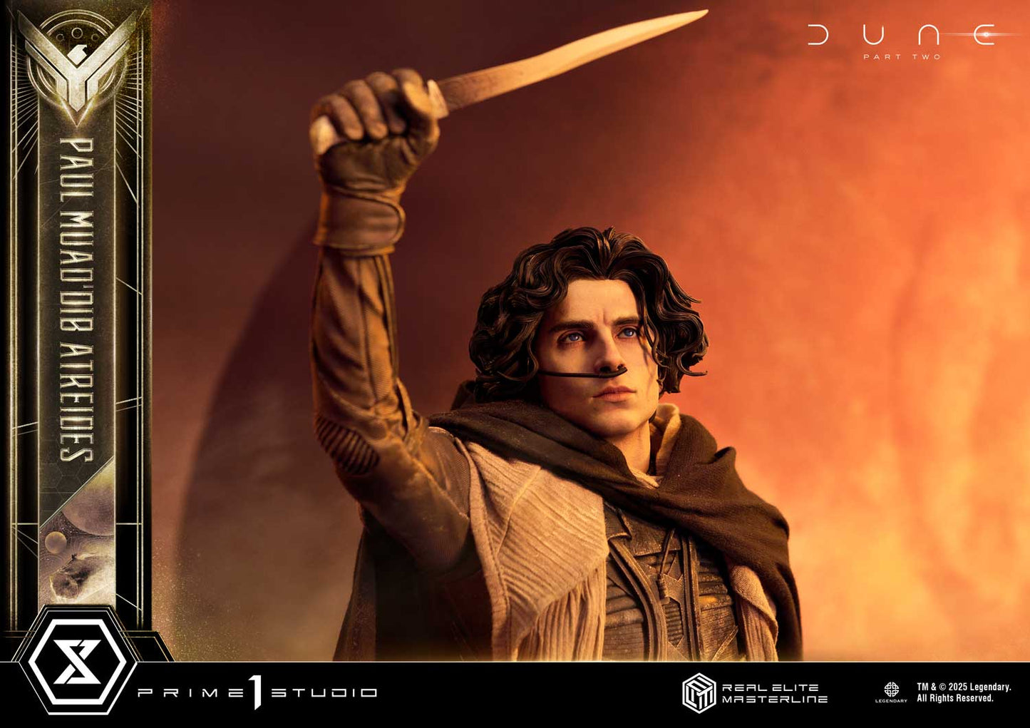 Real Elite Masterline Paul Atreides collectible scale model made of plastics by Tokyo Figure