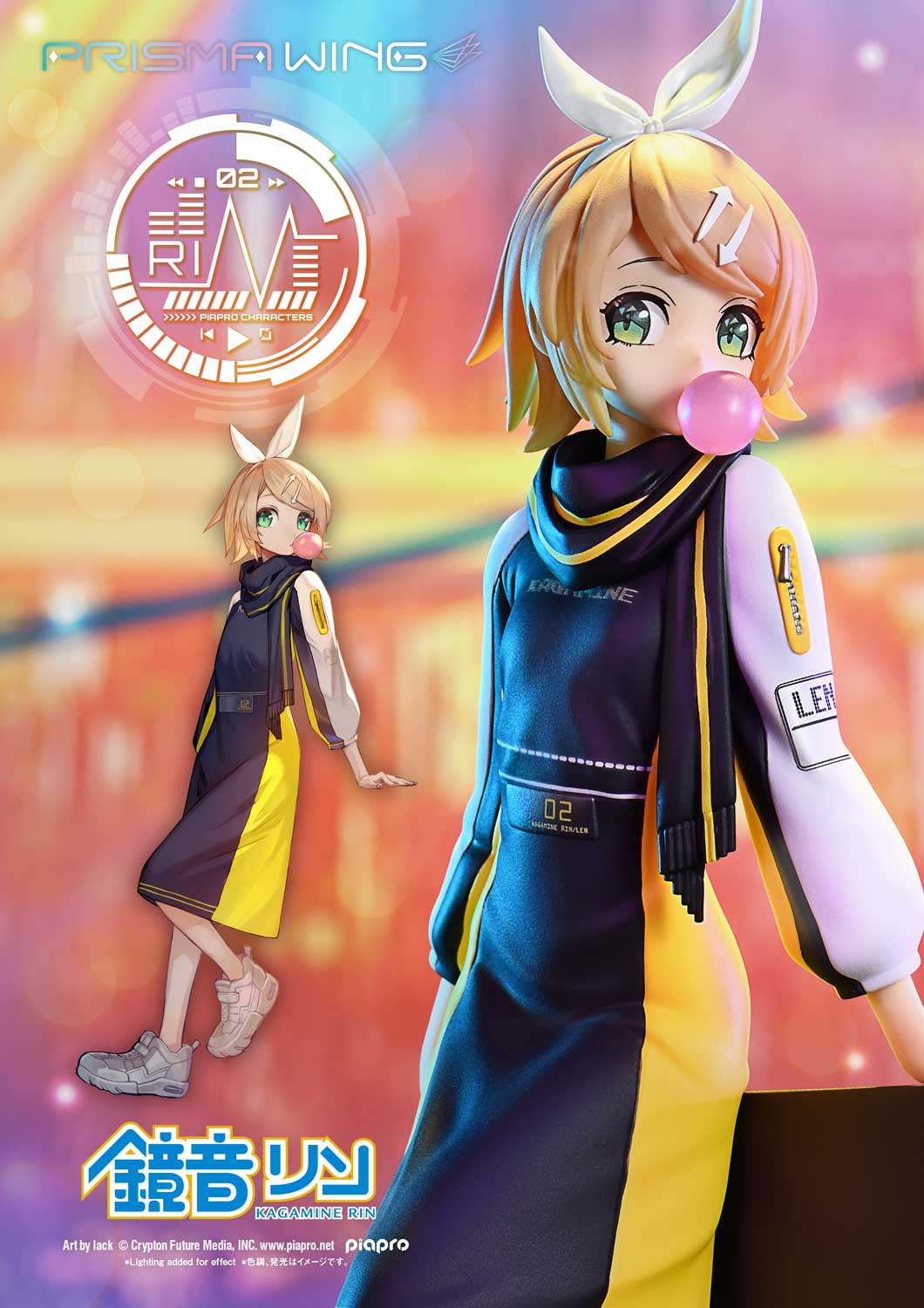 PRISMA WING Kagamine Rin Art by lack 1/7 Scale Figure collectible scale model made of plastics by Tokyo Figure