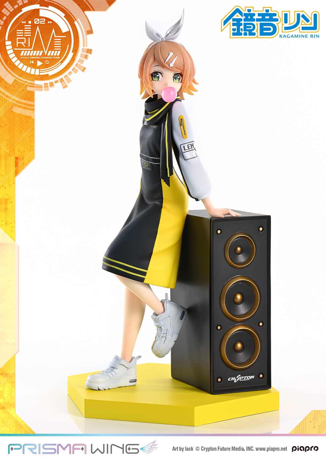 PRISMA WING Kagamine Rin Art by lack 1/7 Scale Figure collectible scale model made of plastics by Tokyo Figure