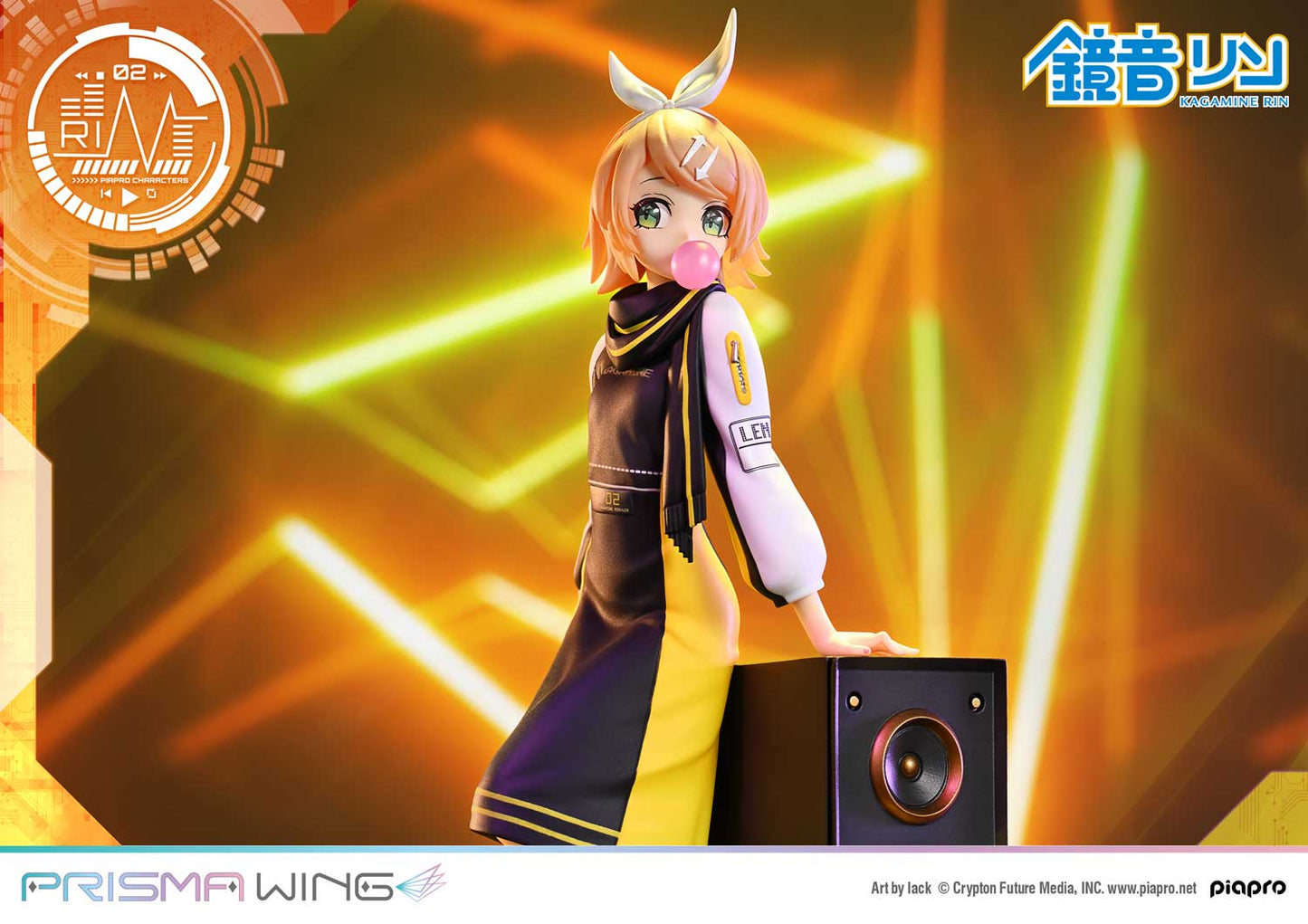 PRISMA WING Kagamine Rin Art by lack 1/7 Scale Figure collectible scale model made of plastics by Tokyo Figure
