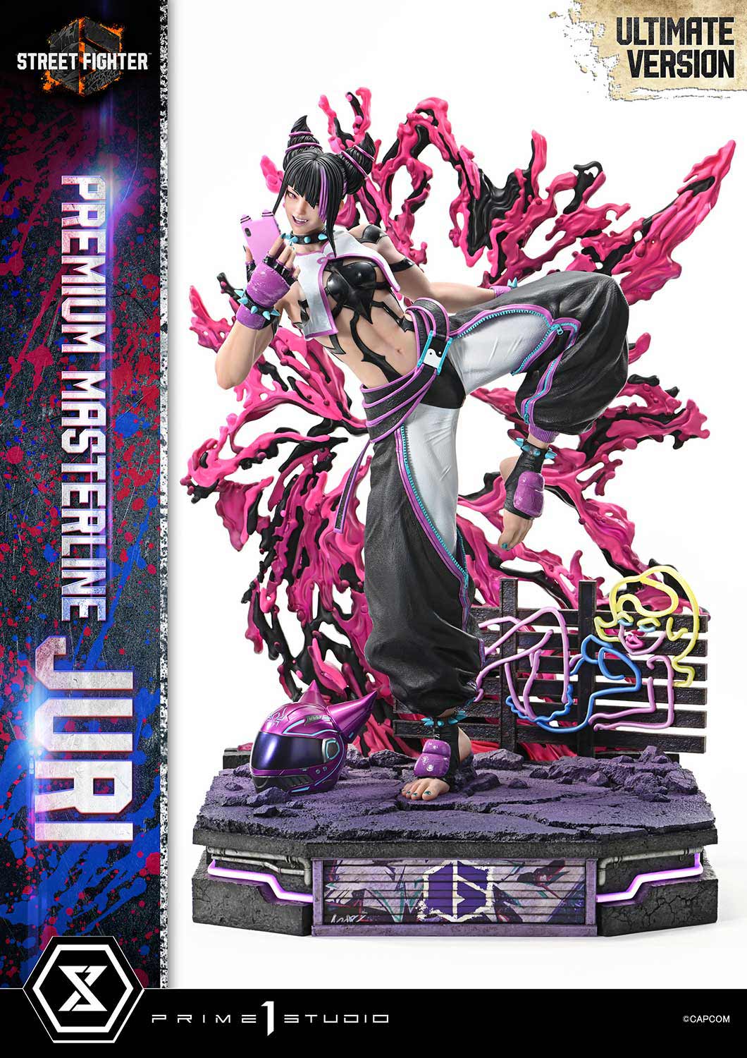PREMIUM MASTERLINE STREET FIGHTER6 JURI ULTIMATE VERSION collectible scale model made of plastics by Tokyo Figure