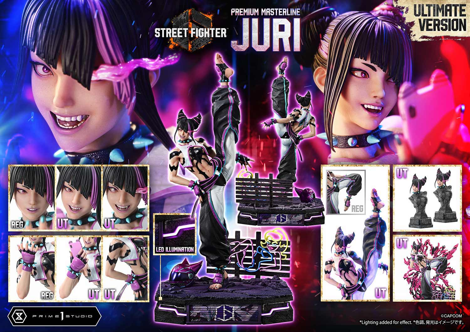 PREMIUM MASTERLINE STREET FIGHTER6 JURI ULTIMATE VERSION collectible scale model made of plastics by Tokyo Figure