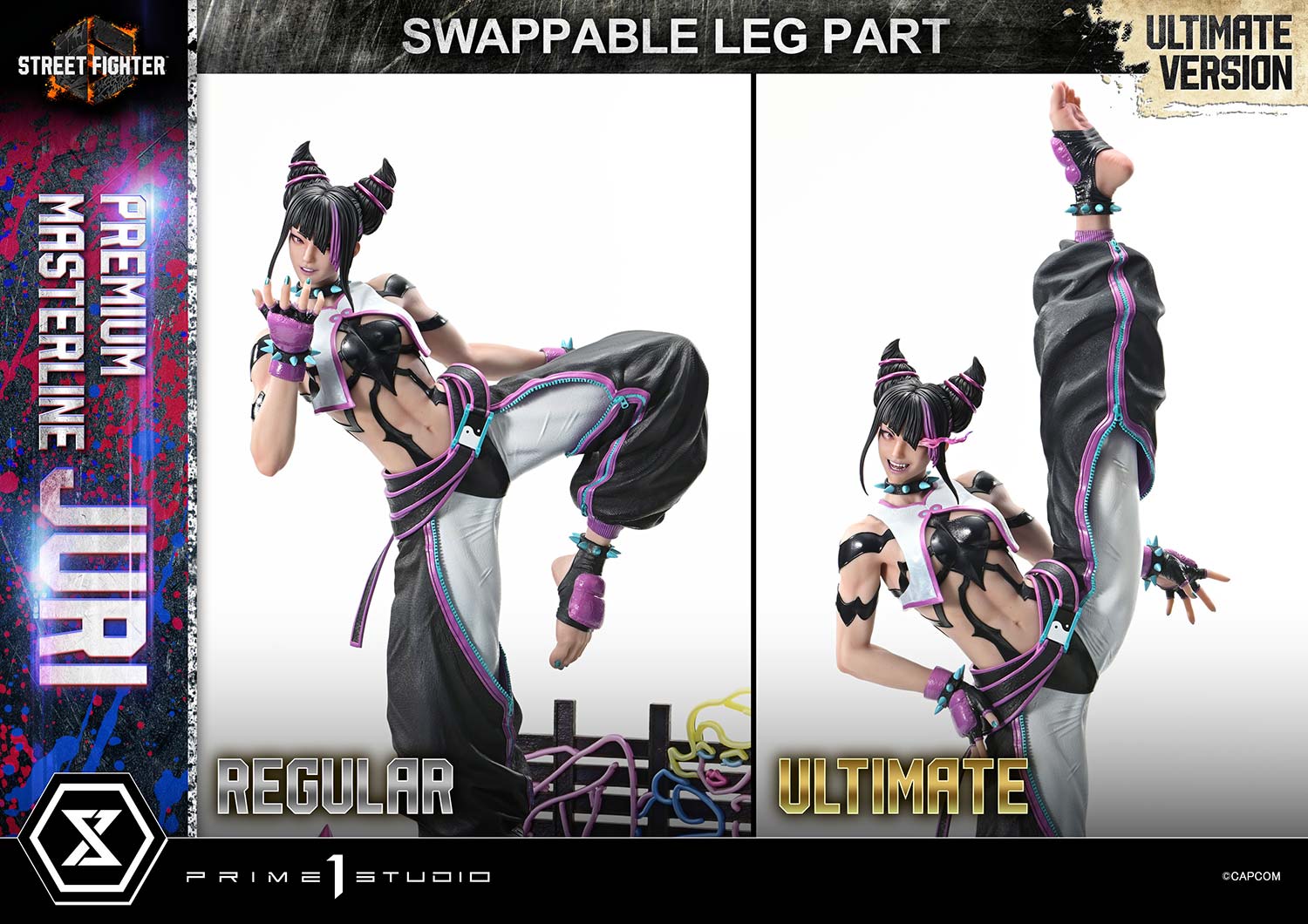 PREMIUM MASTERLINE STREET FIGHTER6 JURI ULTIMATE VERSION collectible scale model made of plastics by Tokyo Figure