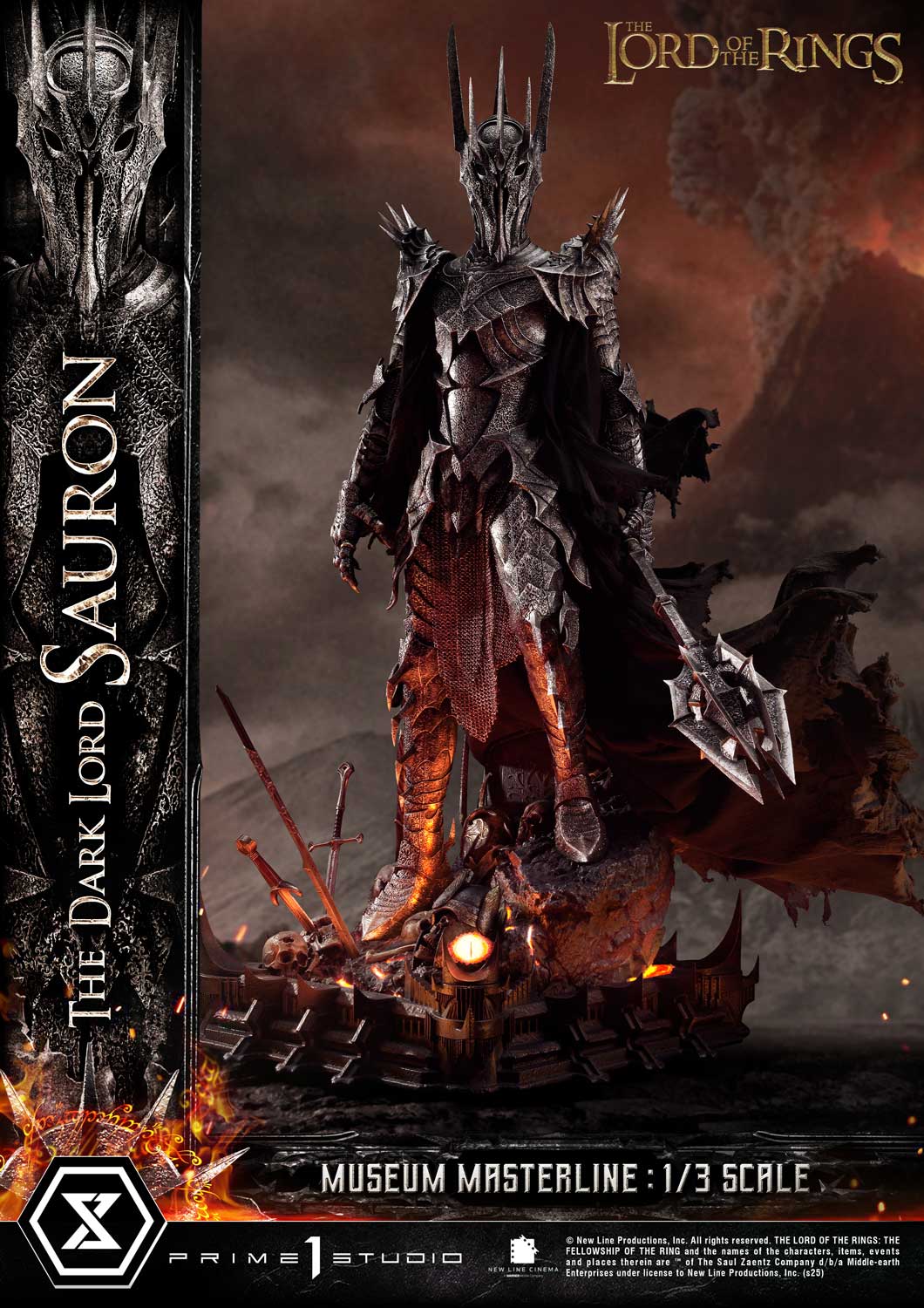 The Lord of the Rings - Museum Masterline The Dark Lord Sauron collectible scale model made of plastics by Tokyo Figure