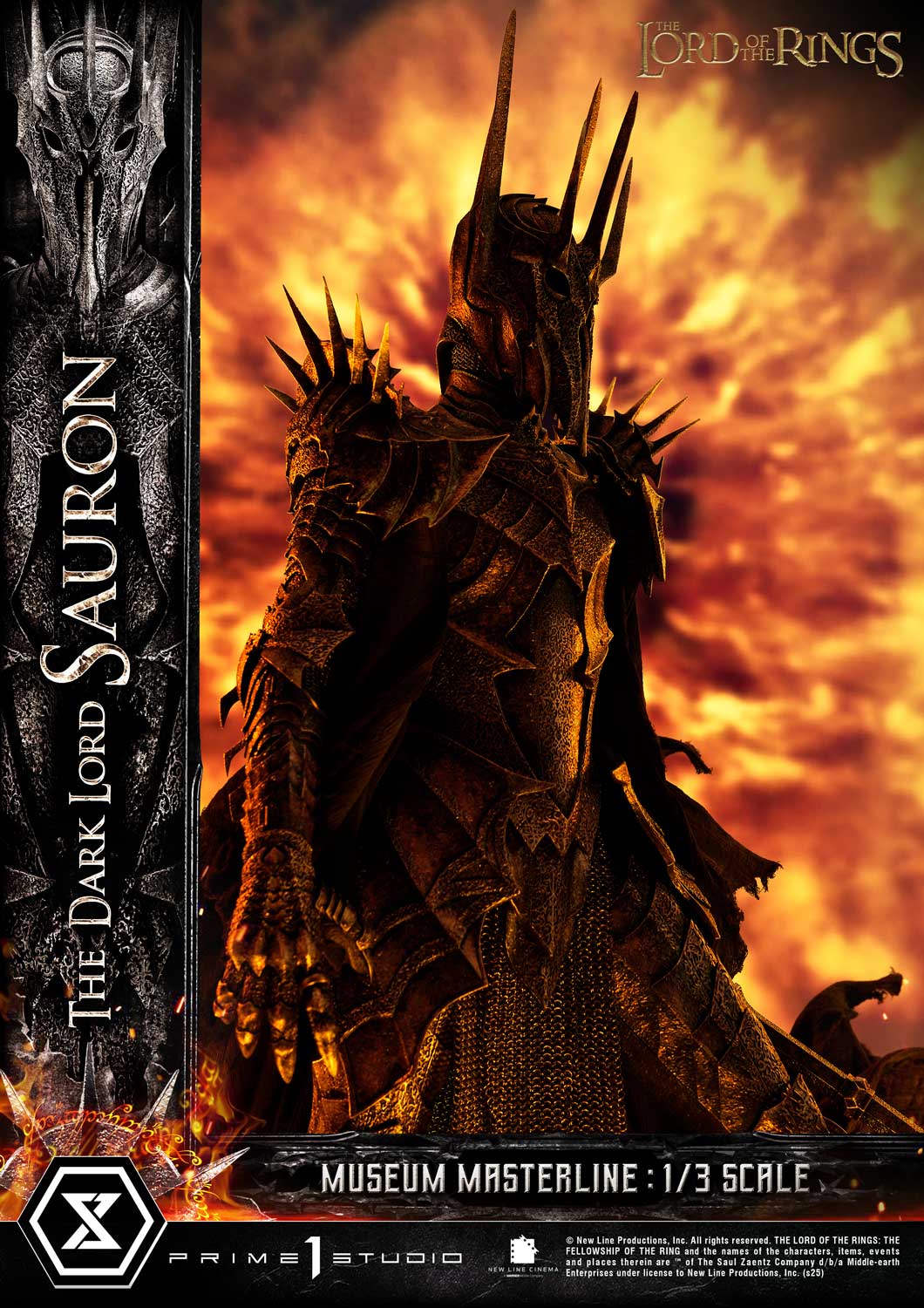 The Lord of the Rings - Museum Masterline The Dark Lord Sauron collectible scale model made of plastics by Tokyo Figure