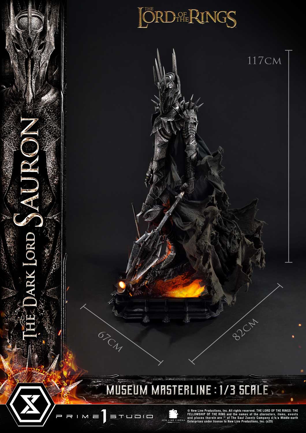 The Lord of the Rings - Museum Masterline The Dark Lord Sauron collectible scale model made of plastics by Tokyo Figure