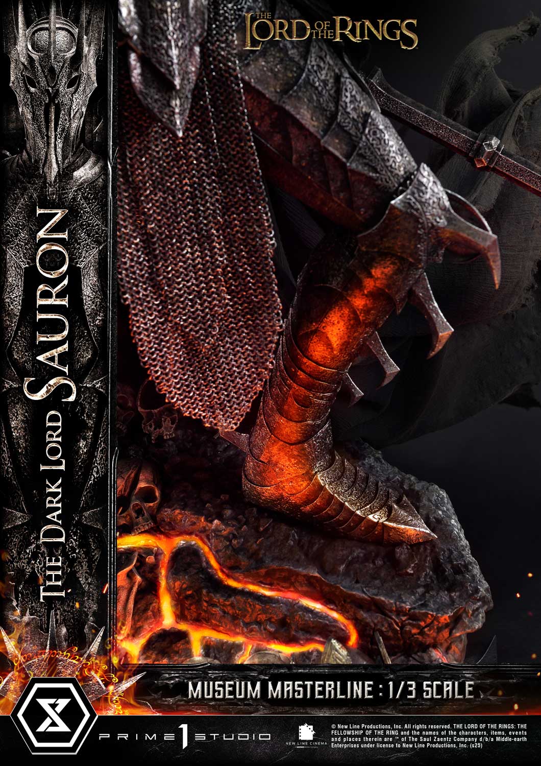 The Lord of the Rings - Museum Masterline The Dark Lord Sauron collectible scale model made of plastics by Tokyo Figure