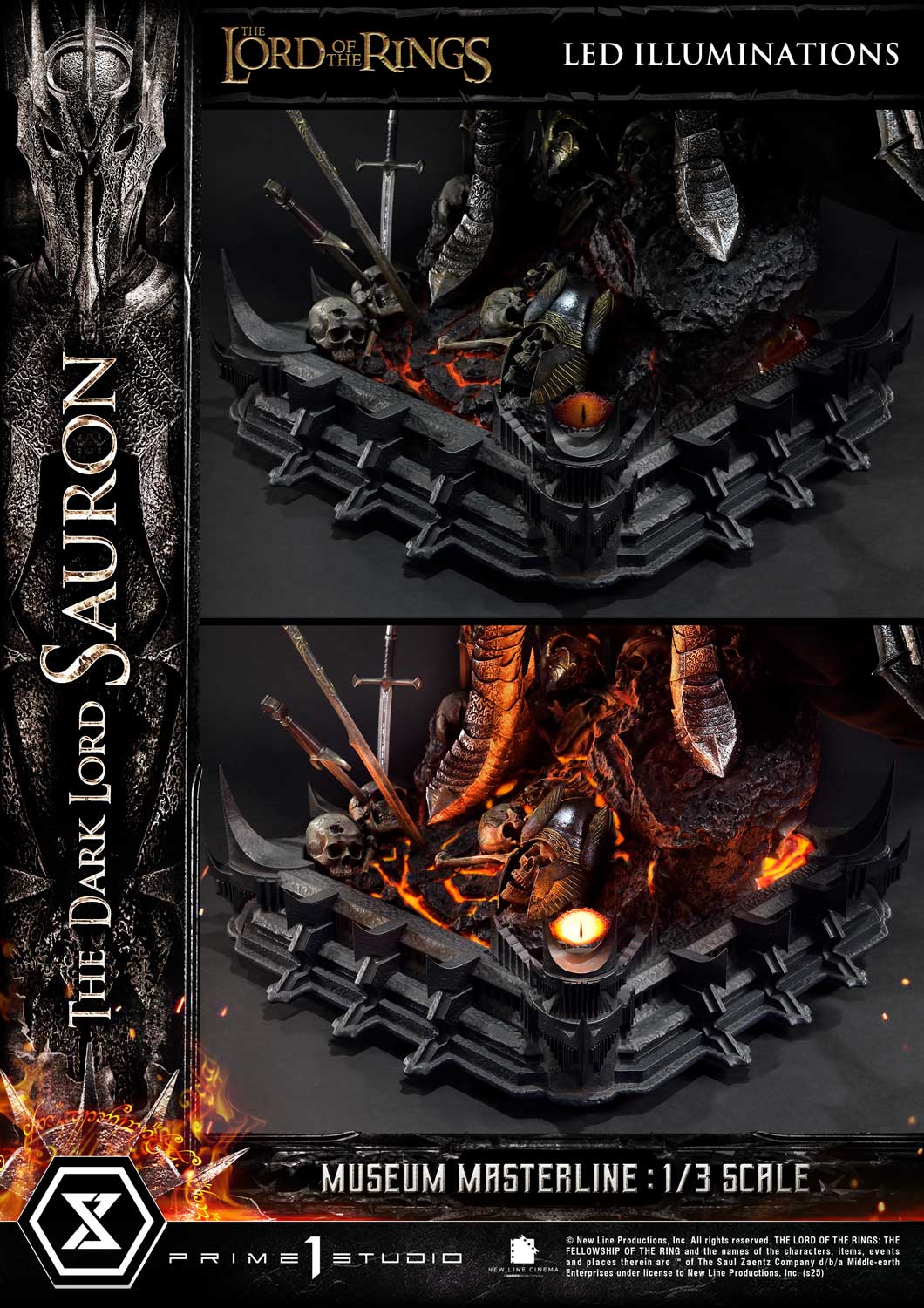 The Lord of the Rings - Museum Masterline The Dark Lord Sauron collectible scale model made of plastics by Tokyo Figure