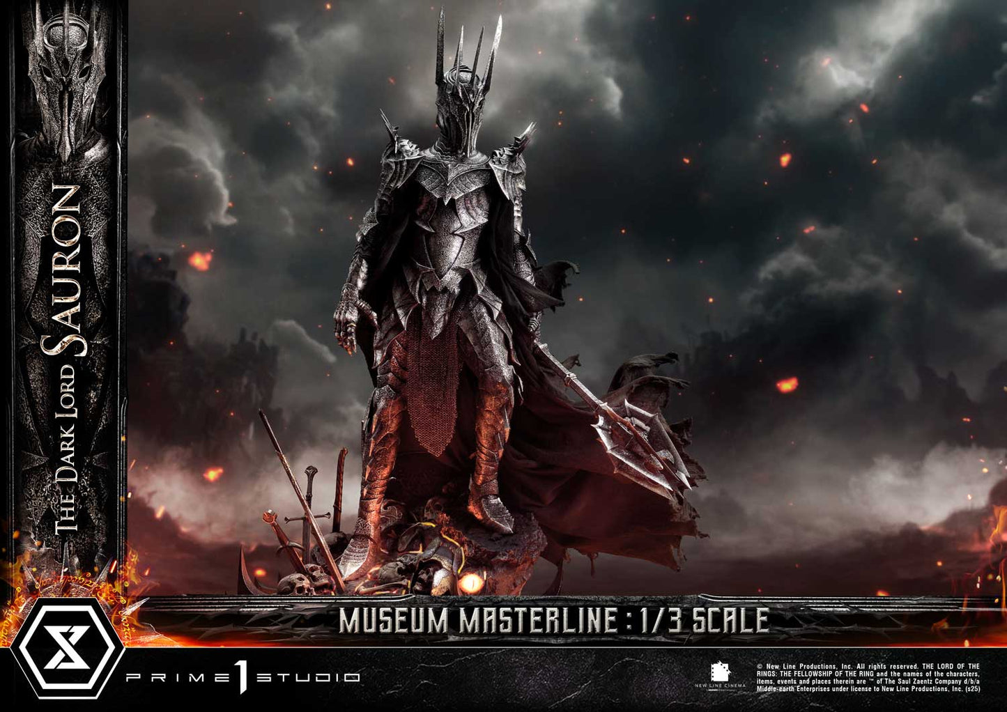 The Lord of the Rings - Museum Masterline The Dark Lord Sauron collectible scale model made of plastics by Tokyo Figure