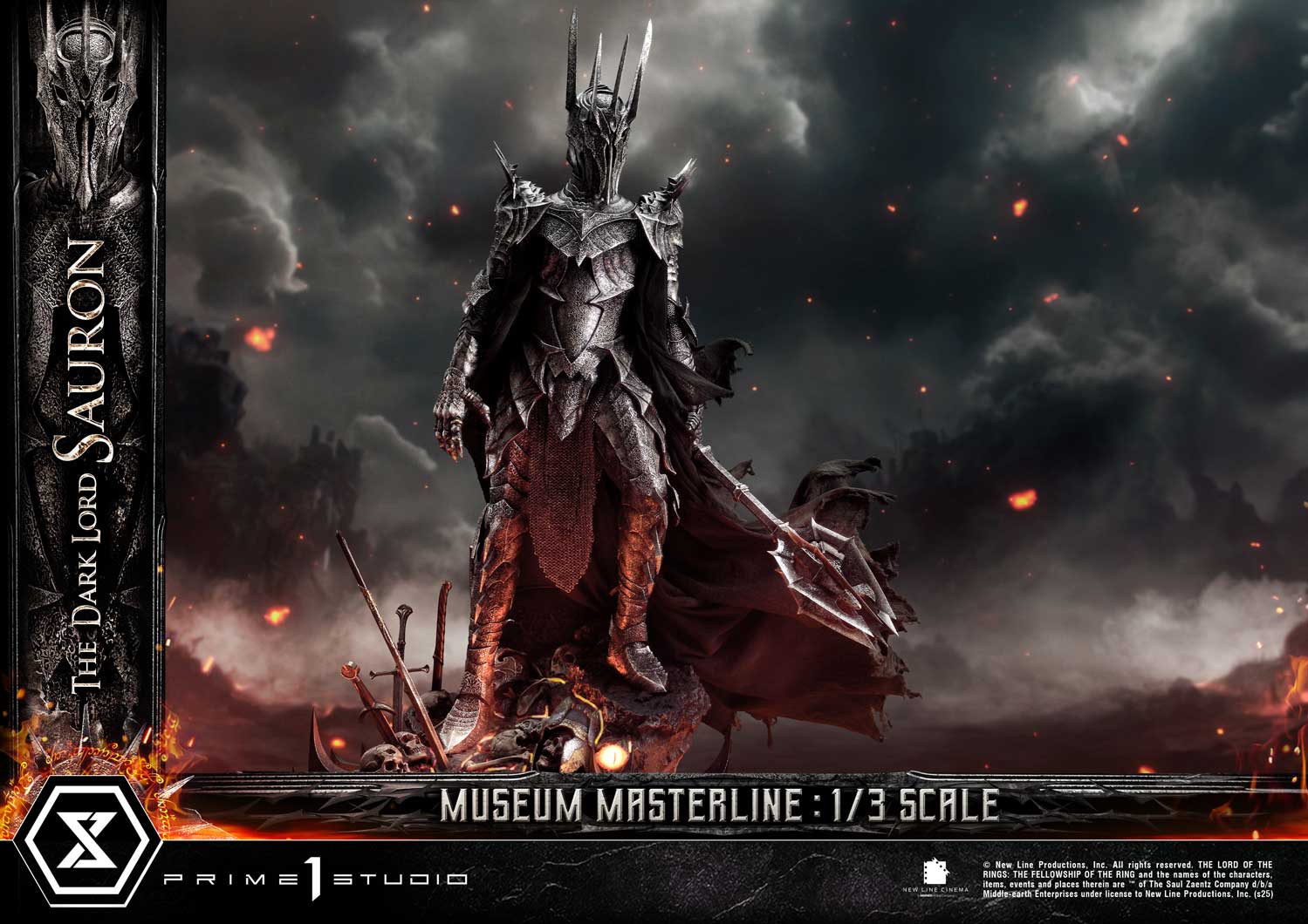 The Lord of the Rings - Museum Masterline The Dark Lord Sauron collectible scale model made of plastics by Tokyo Figure