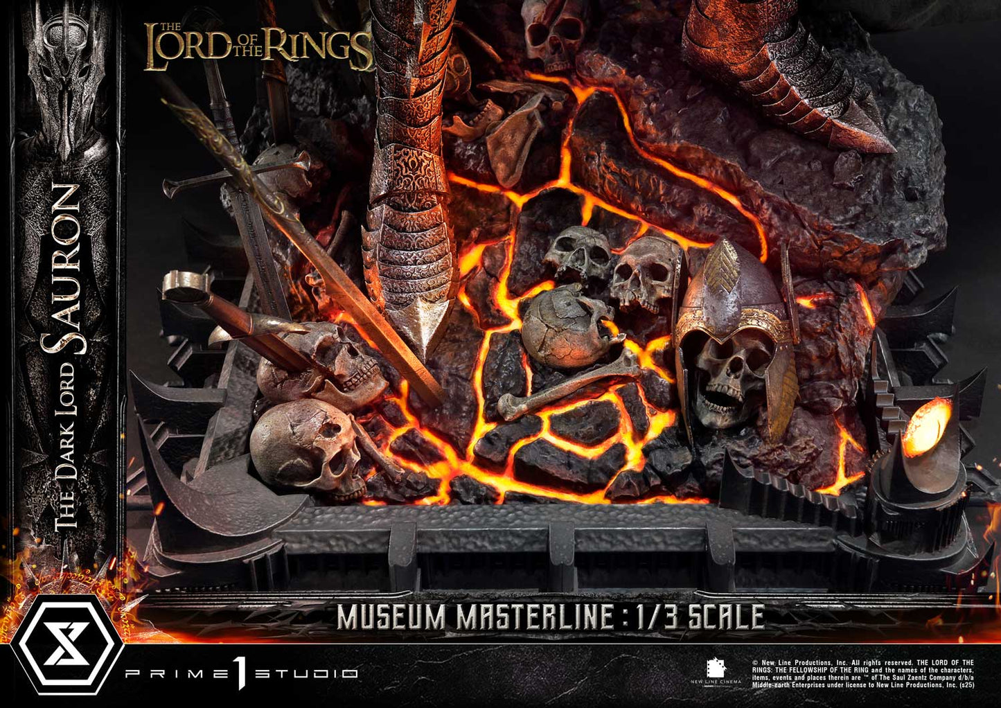 The Lord of the Rings - Museum Masterline The Dark Lord Sauron collectible scale model made of plastics by Tokyo Figure