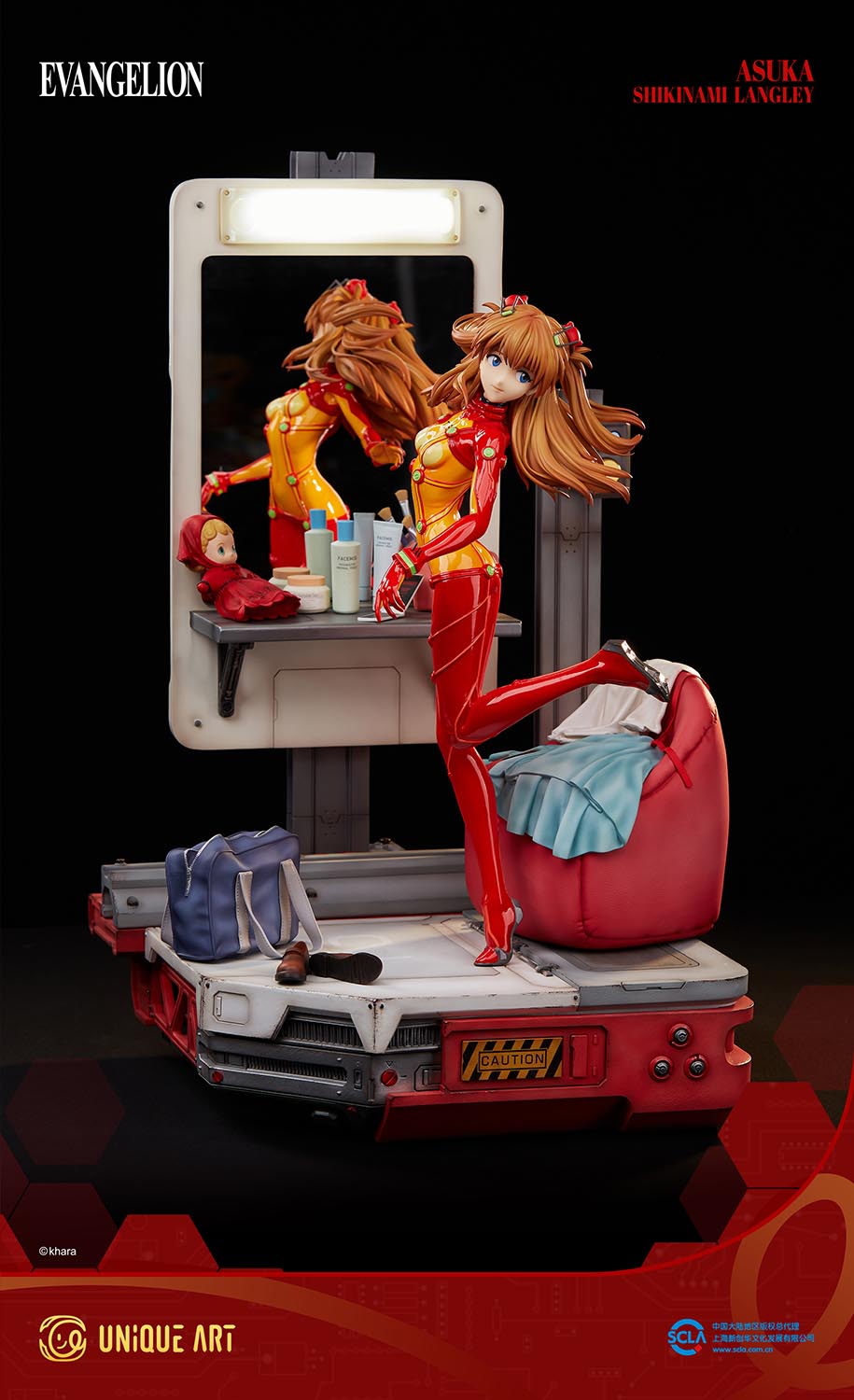 Shikinami Asuka Langley Collection Grade Figure collectible scale model made of plastics by Tokyo Figure