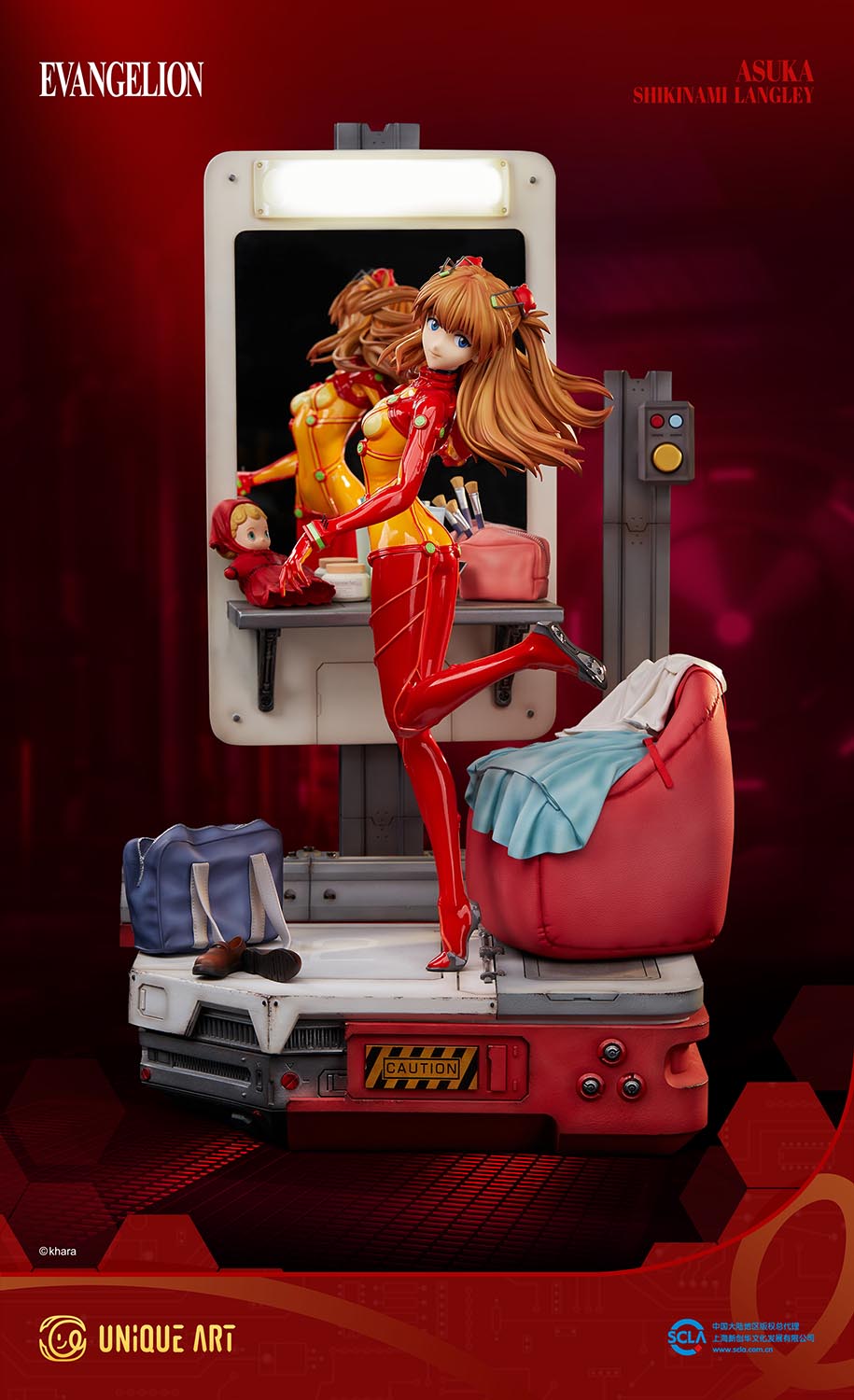 Shikinami Asuka Langley Collection Grade Figure collectible scale model made of plastics by Tokyo Figure