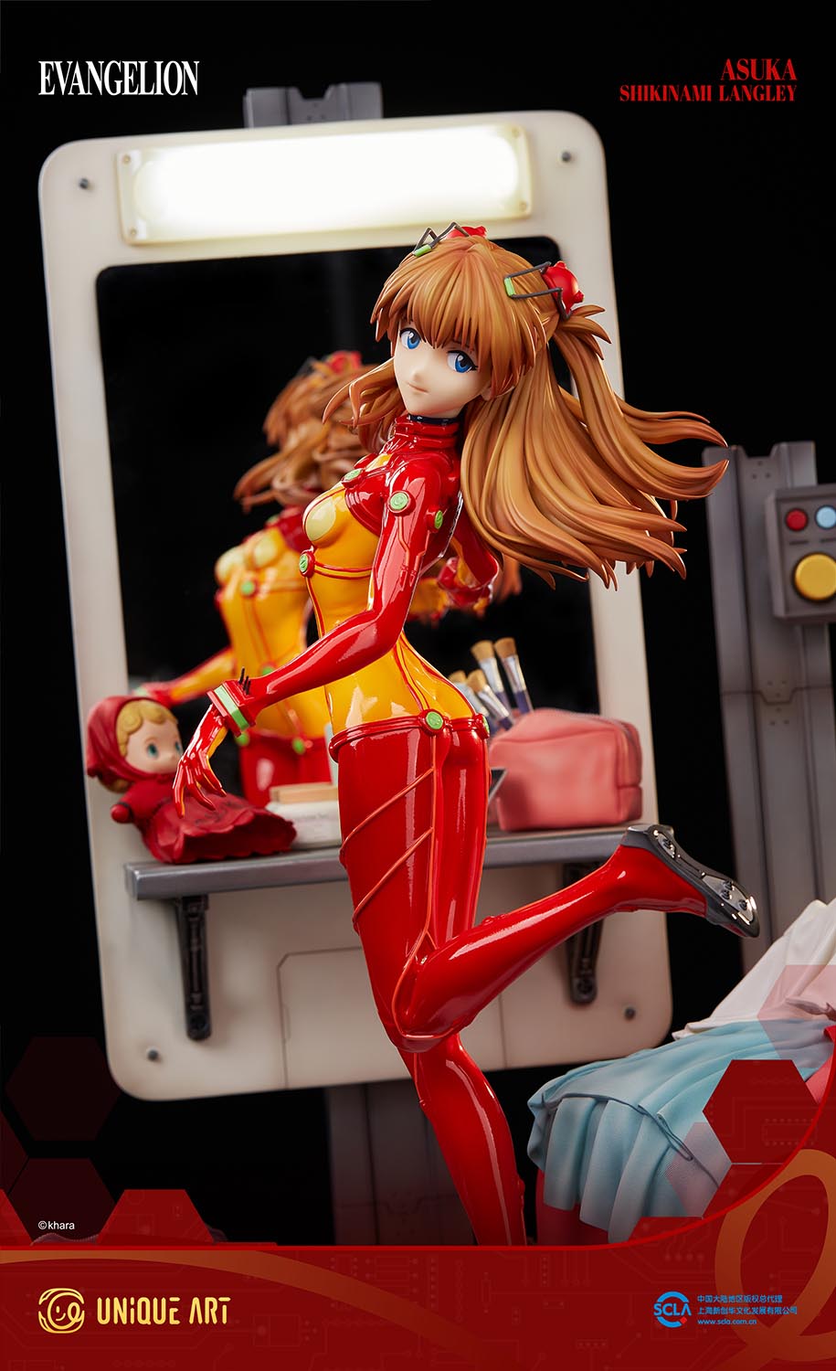 Shikinami Asuka Langley Collection Grade Figure collectible scale model made of plastics by Tokyo Figure