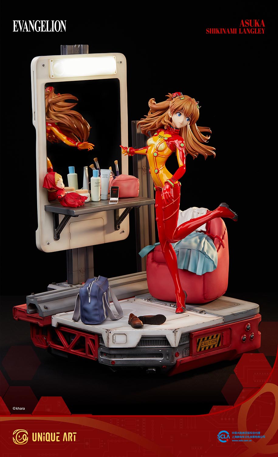 Shikinami Asuka Langley Collection Grade Figure collectible scale model made of plastics by Tokyo Figure