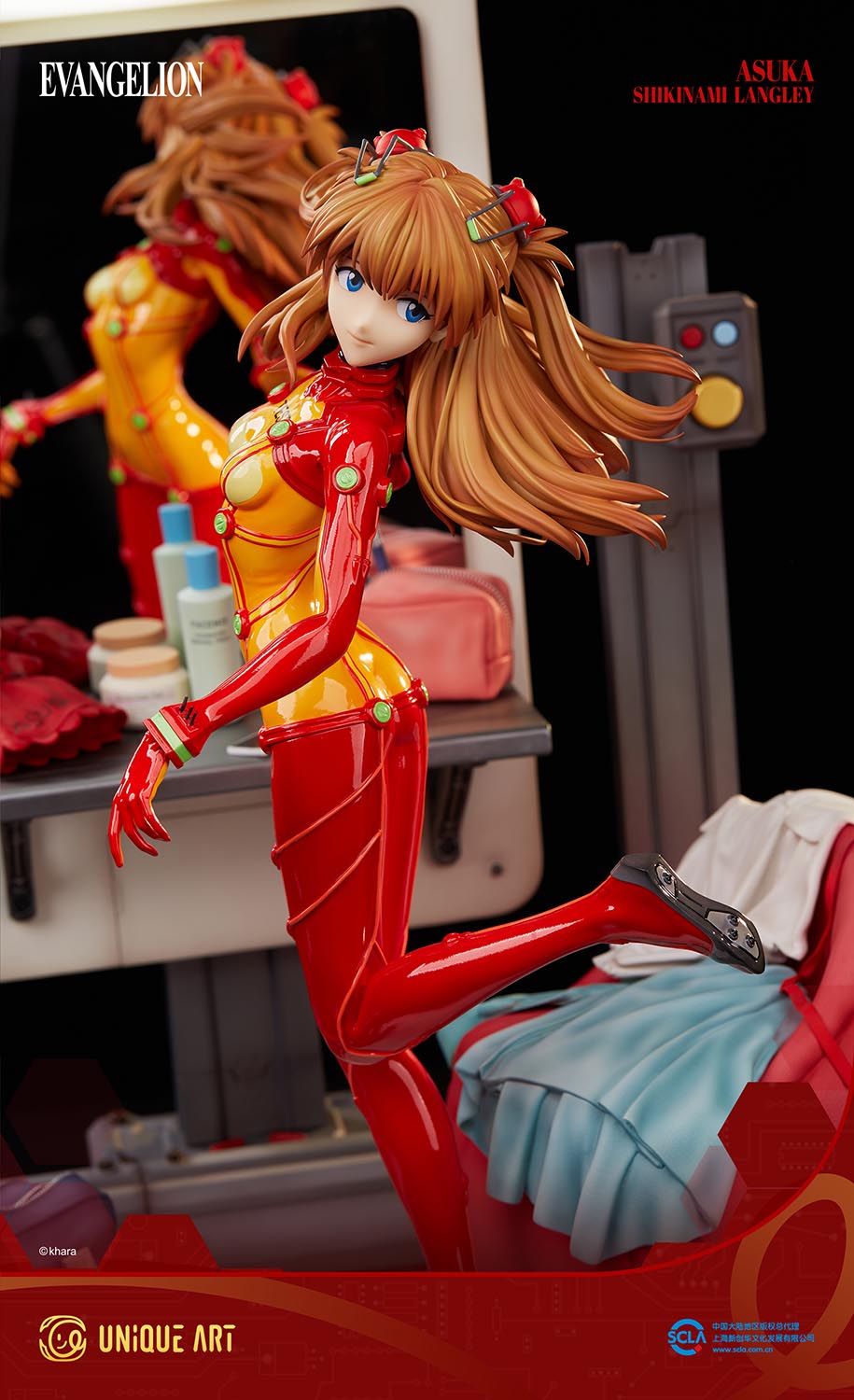 Shikinami Asuka Langley Collection Grade Figure collectible scale model made of plastics by Tokyo Figure
