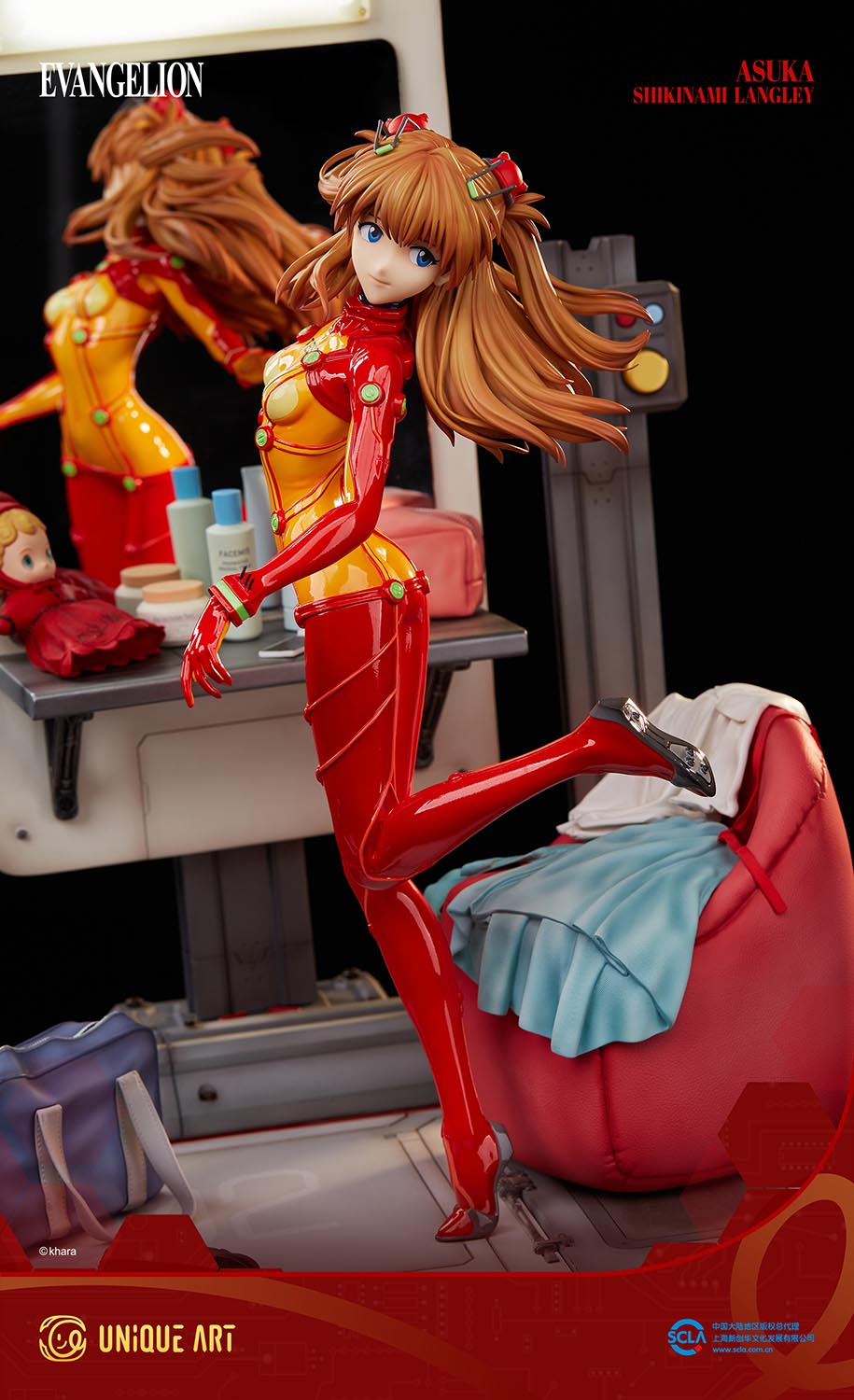 Shikinami Asuka Langley Collection Grade Figure collectible scale model made of plastics by Tokyo Figure