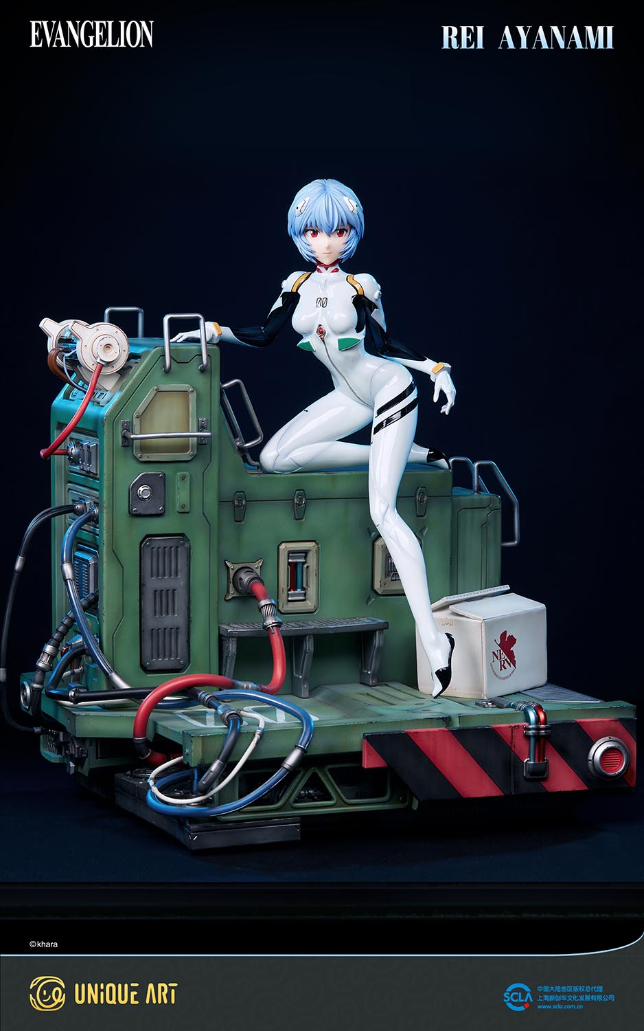 Ayanami Rei Collection Grade Figure collectible scale model made of plastics by Tokyo Figure