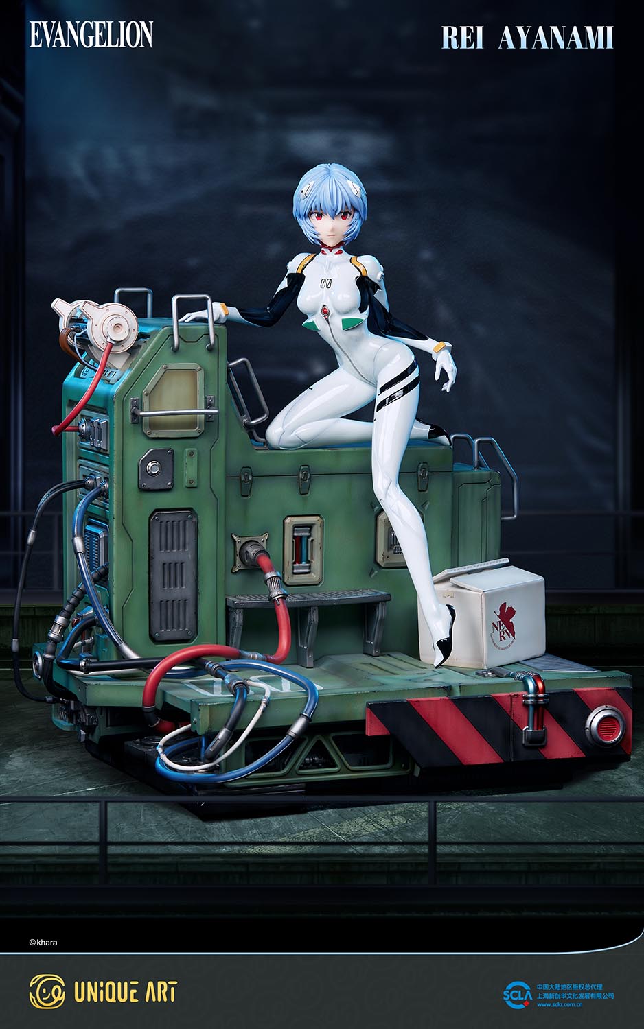 Ayanami Rei Collection Grade Figure collectible scale model made of plastics by Tokyo Figure