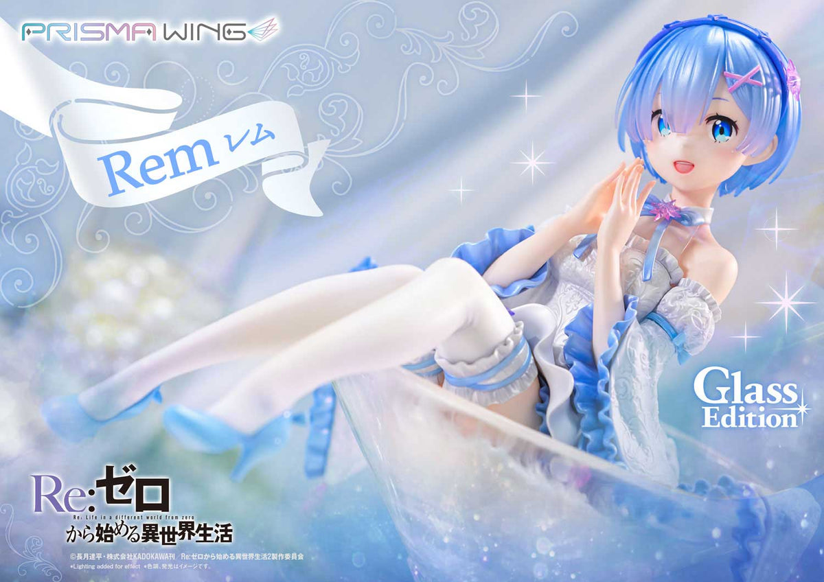 Re:ZERO -Starting Life in Another World- - PRISMA WING Rem Glass Edition 1/7 Scale Figure collectible scale model made of plastics by Tokyo Figure