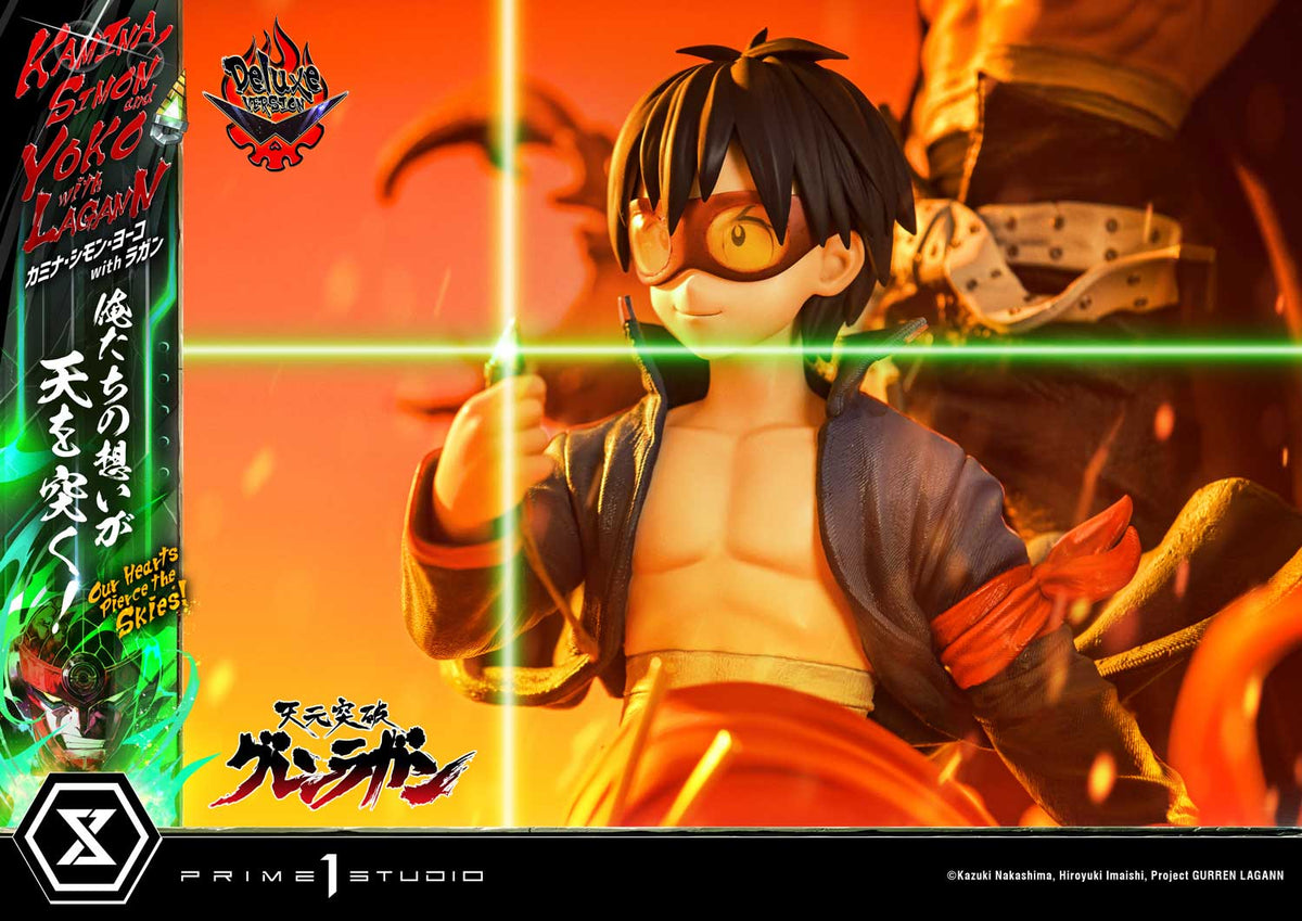 Tengen Toppa Gurren Lagann - Ultimate Premium Master Line – Kamina, Simon & Yoko with Lagann DX Edition collectible scale model made of plastics by Tokyo Figure