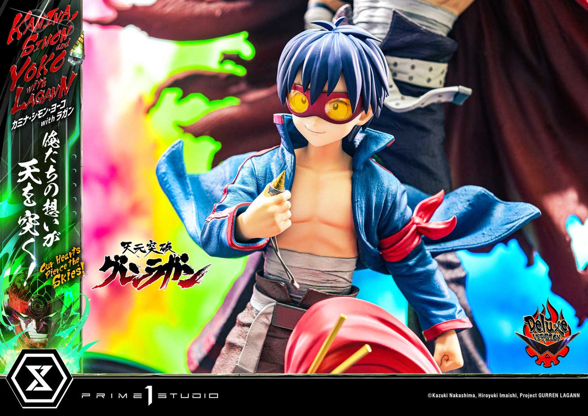 Tengen Toppa Gurren Lagann - Ultimate Premium Master Line – Kamina, Simon & Yoko with Lagann DX Edition collectible scale model made of plastics by Tokyo Figure