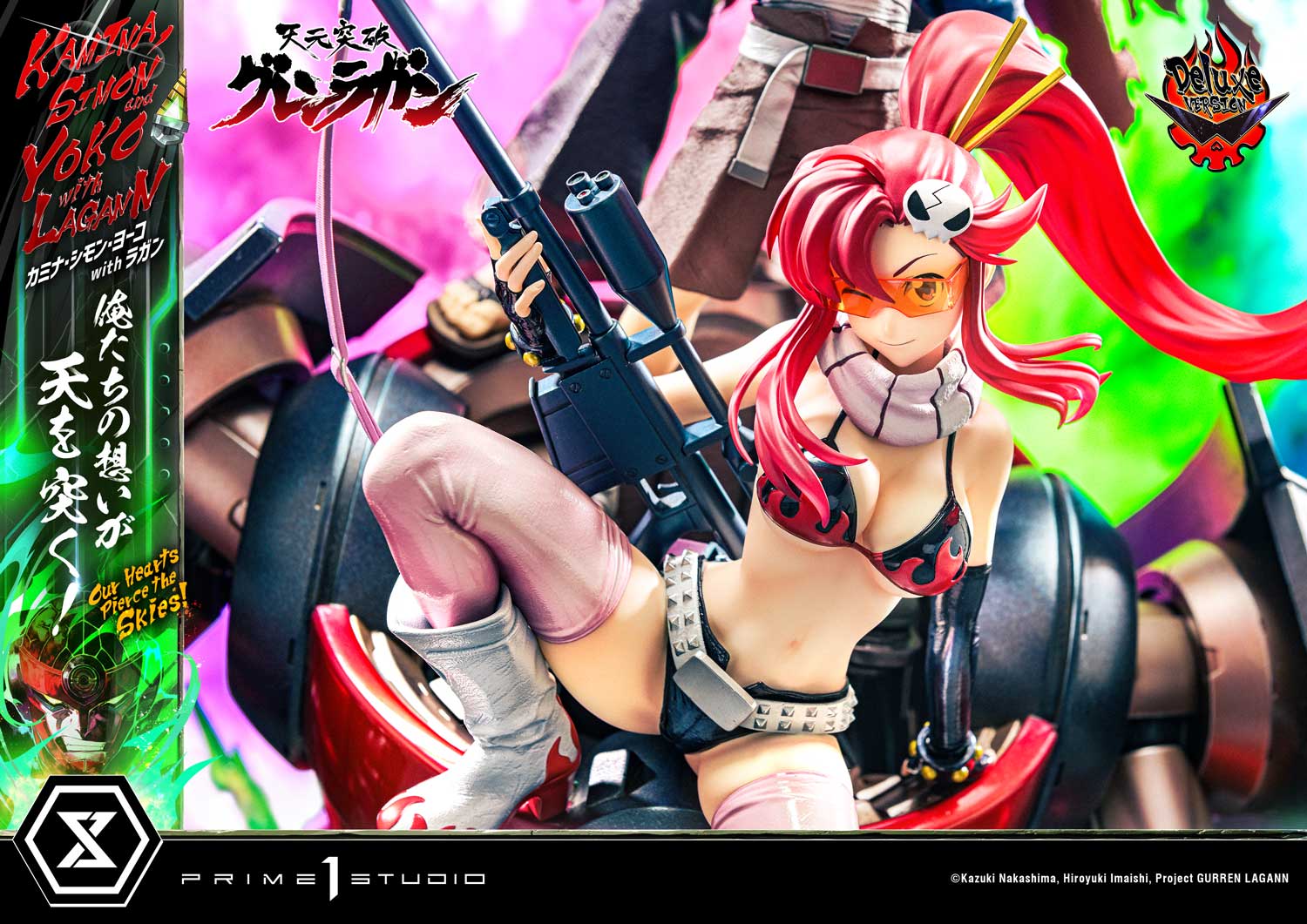 Tengen Toppa Gurren Lagann - Ultimate Premium Master Line – Kamina, Simon & Yoko with Lagann DX Edition collectible scale model made of plastics by Tokyo Figure