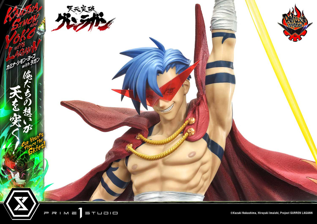 Tengen Toppa Gurren Lagann - Ultimate Premium Master Line – Kamina, Simon & Yoko with Lagann DX Edition collectible scale model made of plastics by Tokyo Figure