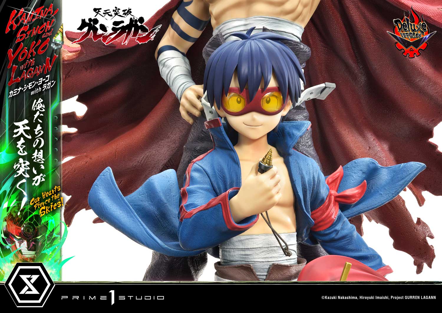 Tengen Toppa Gurren Lagann - Ultimate Premium Master Line – Kamina, Simon & Yoko with Lagann DX Edition collectible scale model made of plastics by Tokyo Figure