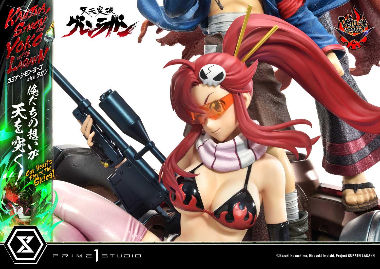Tengen Toppa Gurren Lagann - Ultimate Premium Master Line – Kamina, Simon & Yoko with Lagann DX Edition collectible scale model made of plastics by Tokyo Figure