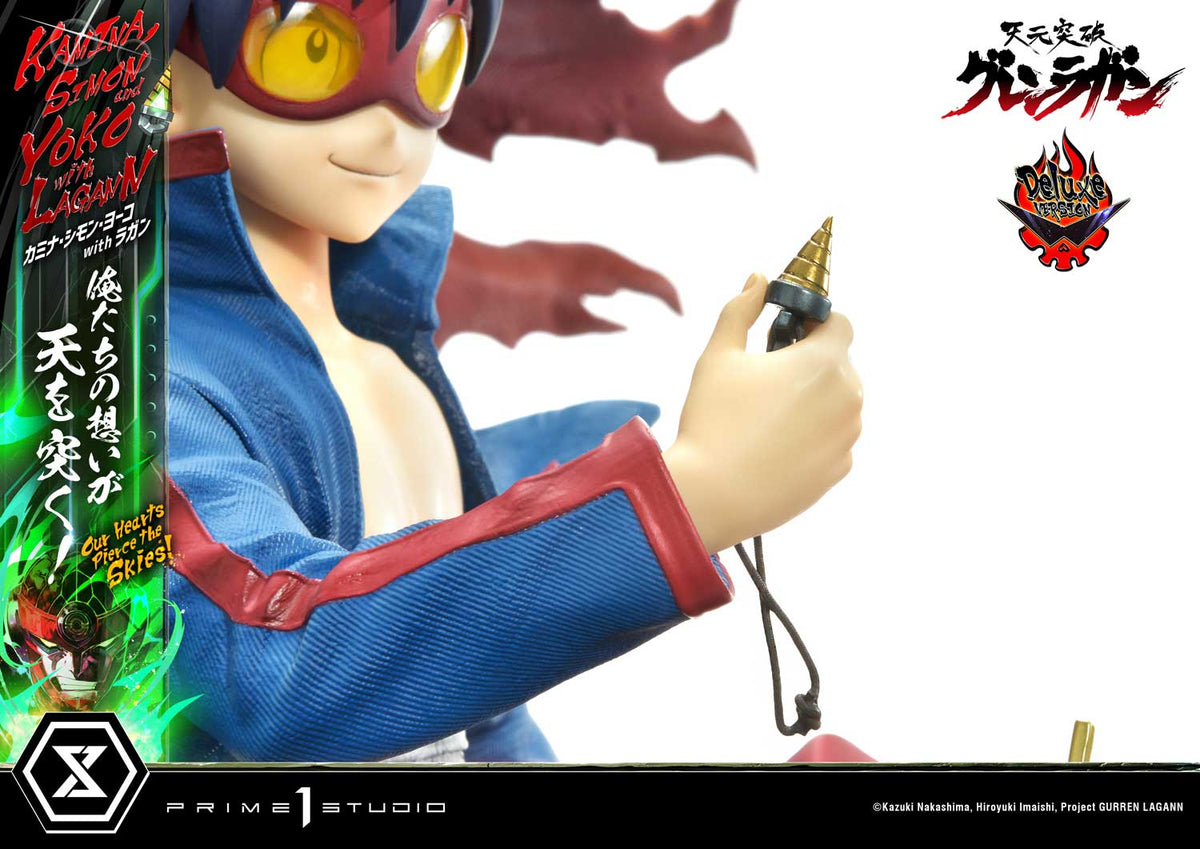 Tengen Toppa Gurren Lagann - Ultimate Premium Master Line – Kamina, Simon & Yoko with Lagann DX Edition collectible scale model made of plastics by Tokyo Figure