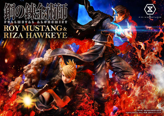 Concept Master Line Fullmetal Alchemist FULLMETAL ALCHEMIST Roy Mustang & Riza Hawkeye DX Edition collectible scale model made of plastics by Tokyo Figure