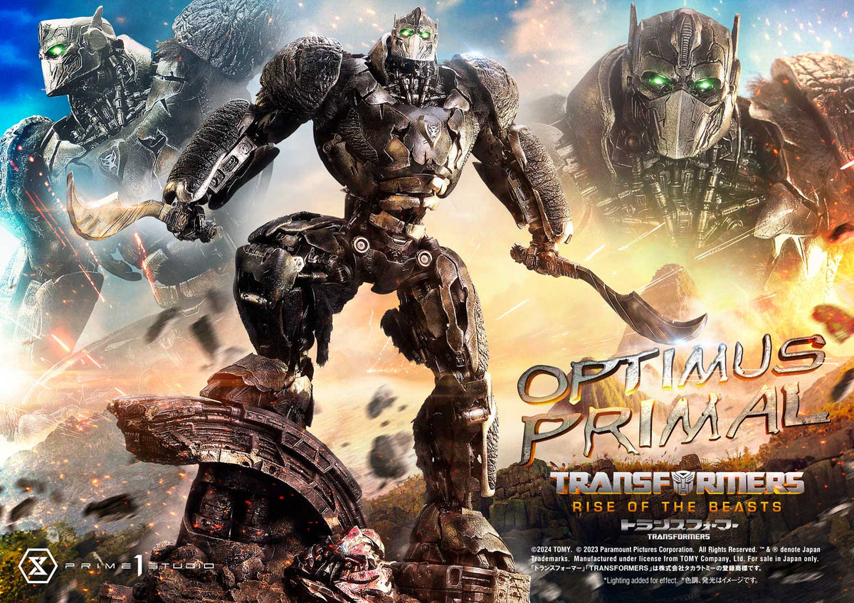 Transformers: Rise of the Beasts - Museum Masterline Transformers: Beast Awakening Optimus Primal collectible scale model made of plastics by Tokyo Figure