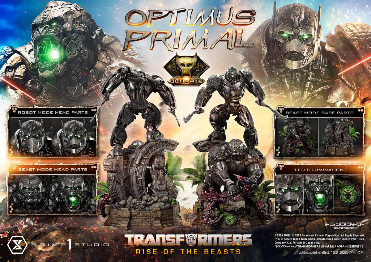 Transformers: Rise of the Beasts - Museum Masterline Transformers: Beast Awakening Optimus Primal Ultimate Edition collectible scale model made of plastics by Tokyo Figure