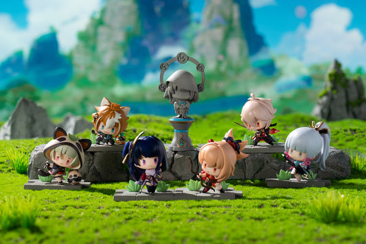 Genshin Impact 'Heroic Figures of the Battlefield' Trading Figures Inazuma Edition 6-piece BOX collectible scale model made of plastics by Tokyo Figure